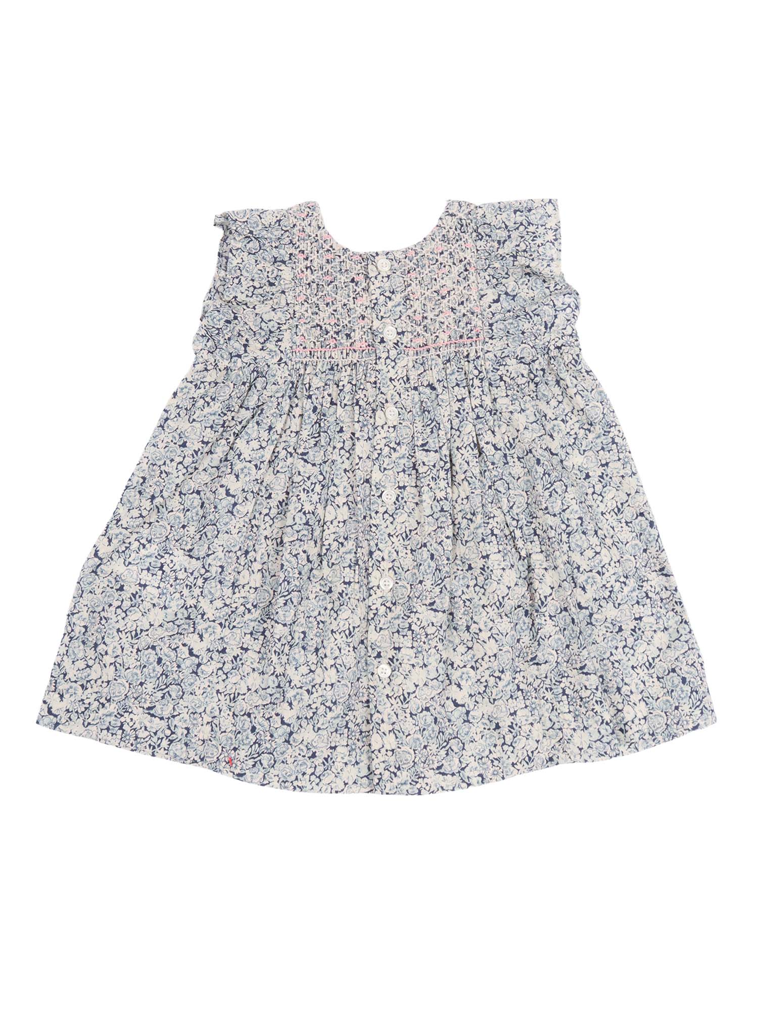 Cadelili Dress Blue Organic Cotton