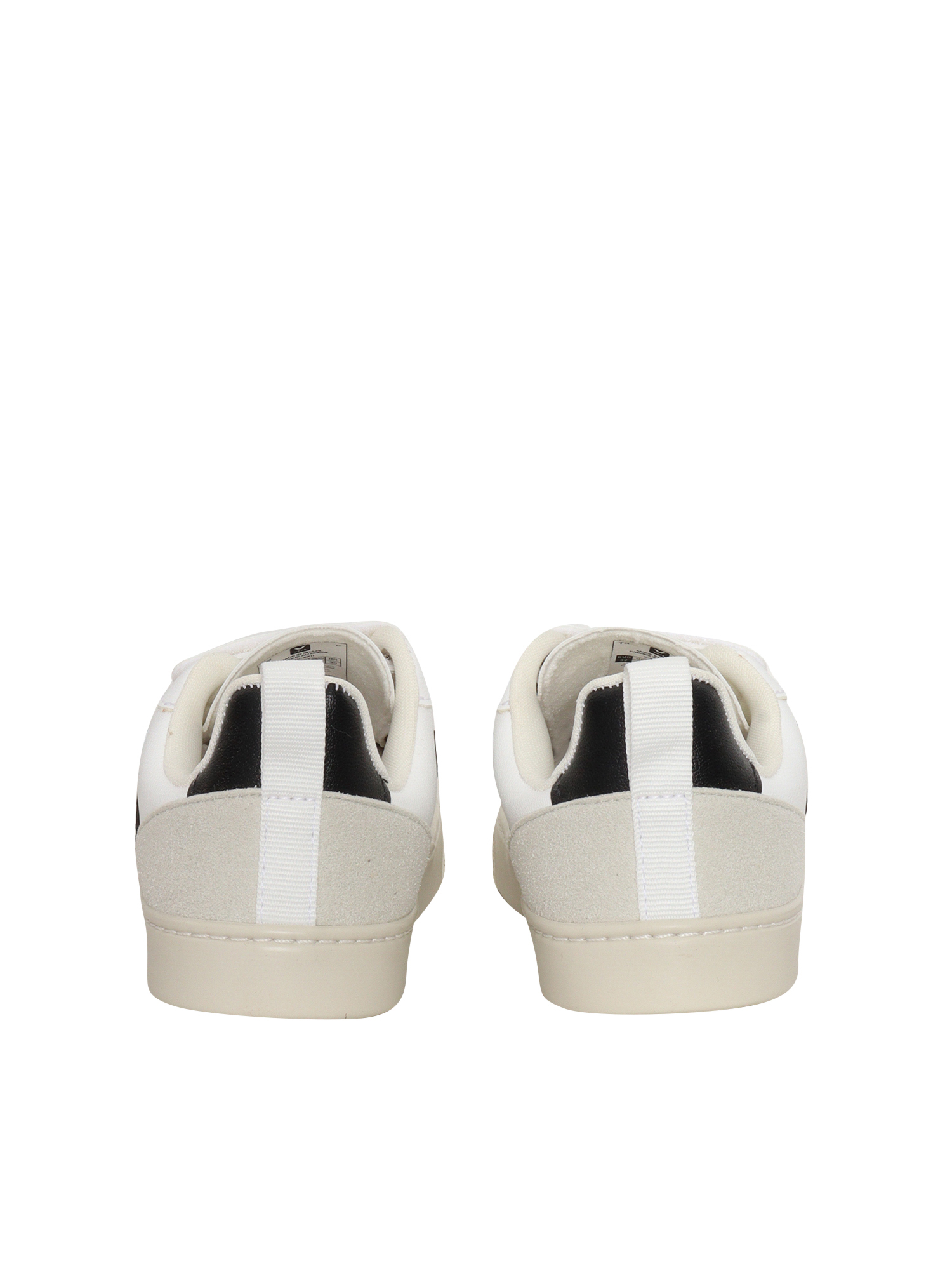 SMALL V-10 CWL WHITE_BLACK SNEAKERS White Kid