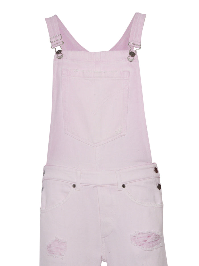 Pink denim overalls Cotton Dungarees