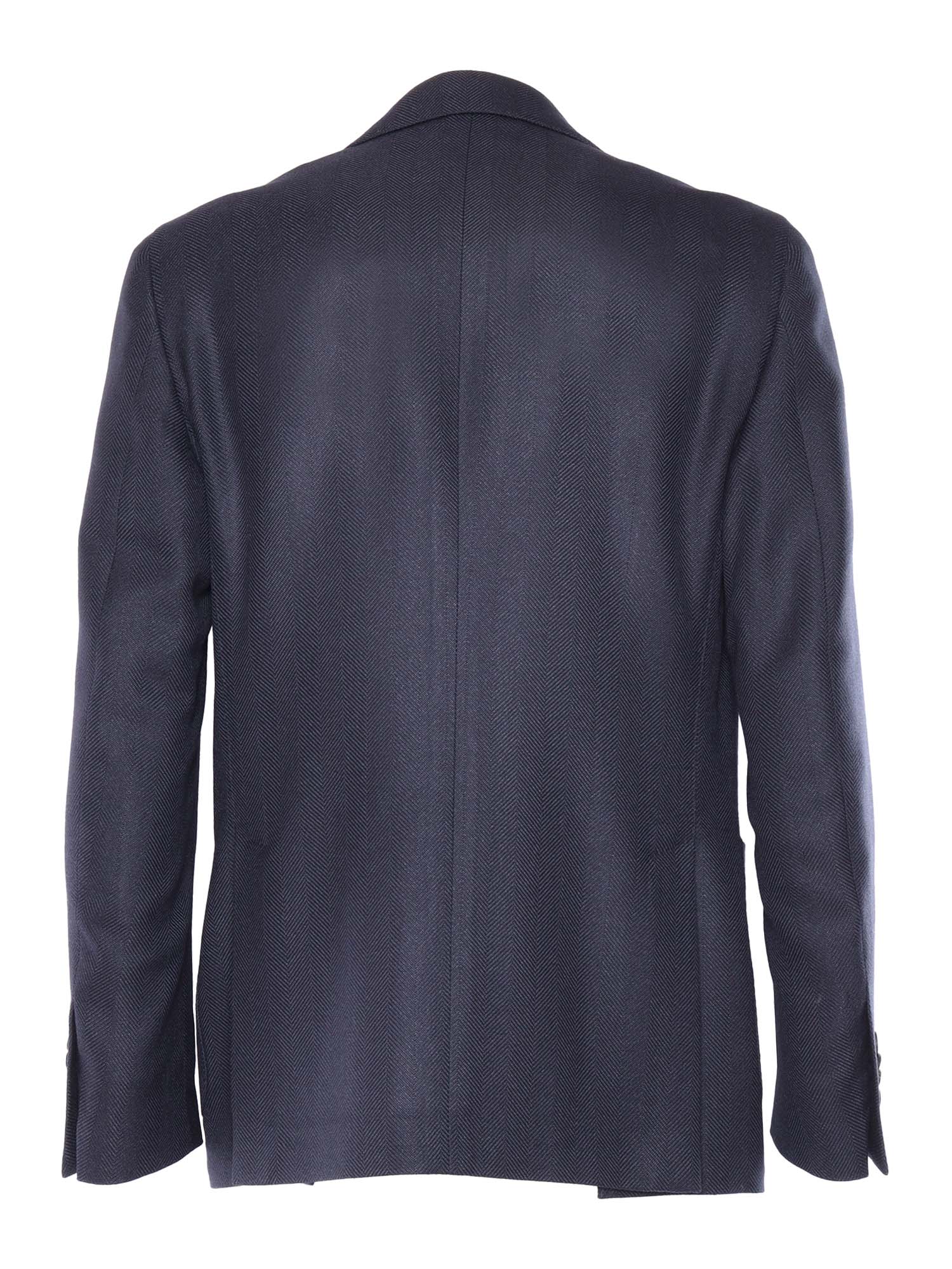 Special Line Drop 7 Reg Man Jacket Wool Cotton Other Fiber Single Breasted