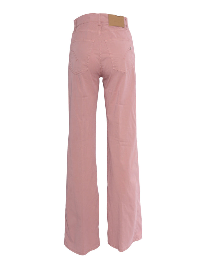 AMBER PANTS Fuchsia Lyocel Cotton Elastan Jean