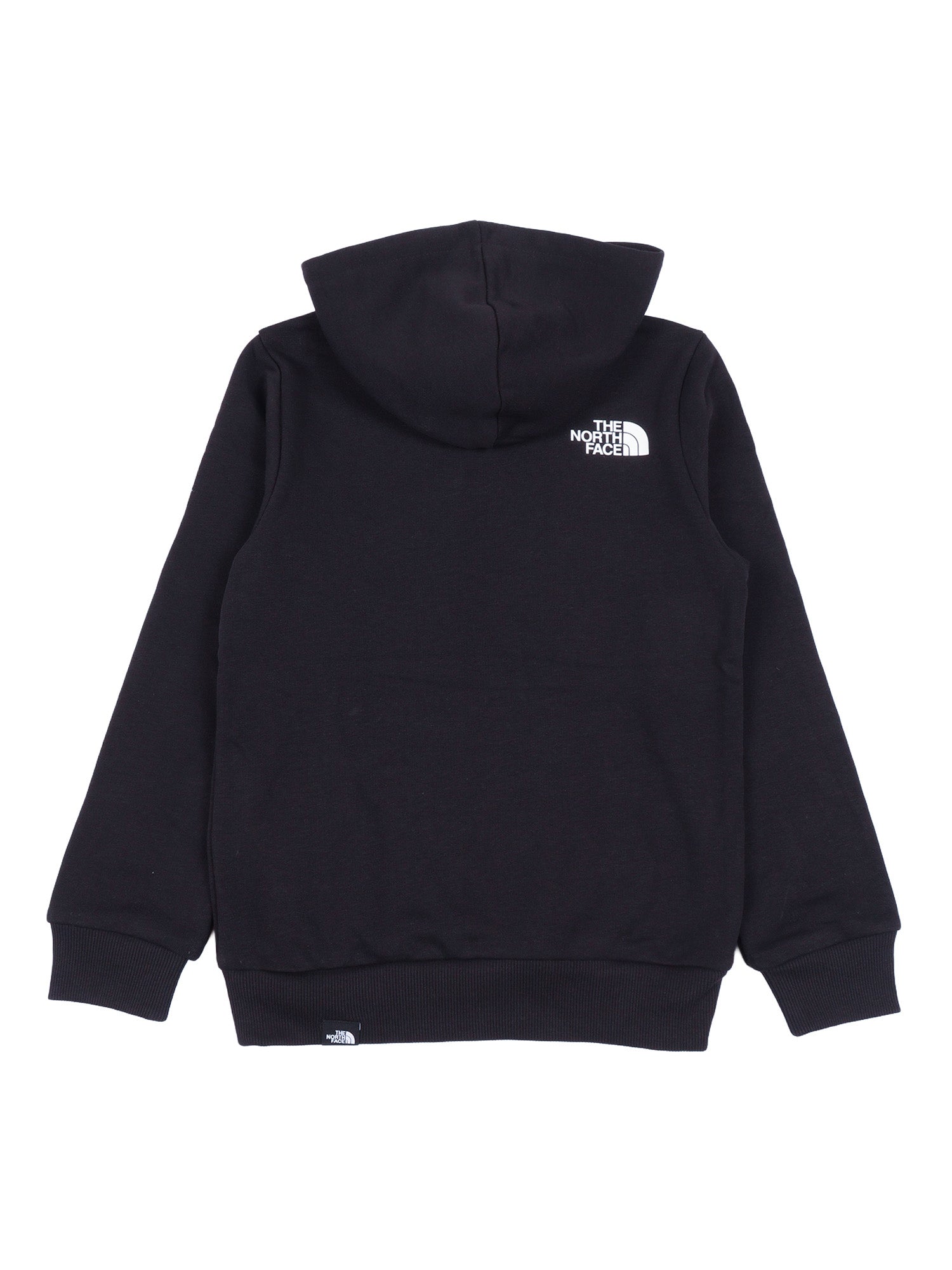 TEEN SIMPLE DOME LIGHT REG HOODIE TNF BLACK Cotton Polyester Sweatshirt