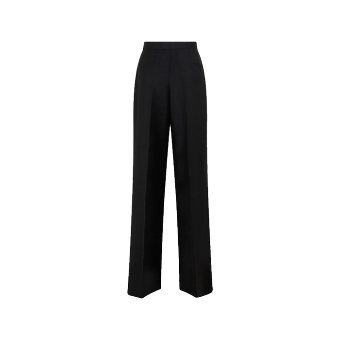 Wool Classic Logo Pants Black Mohair