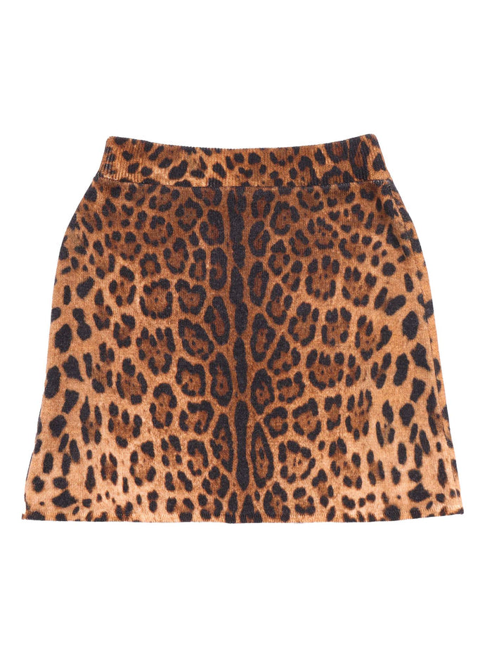 Skirt Brown Virgin Wool