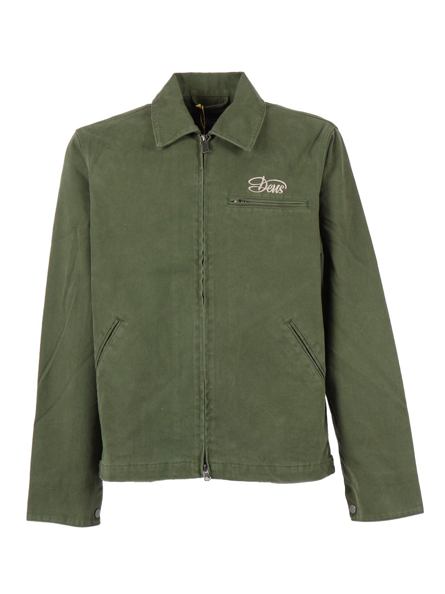 Workwear Overdye Jacket Green Heavy