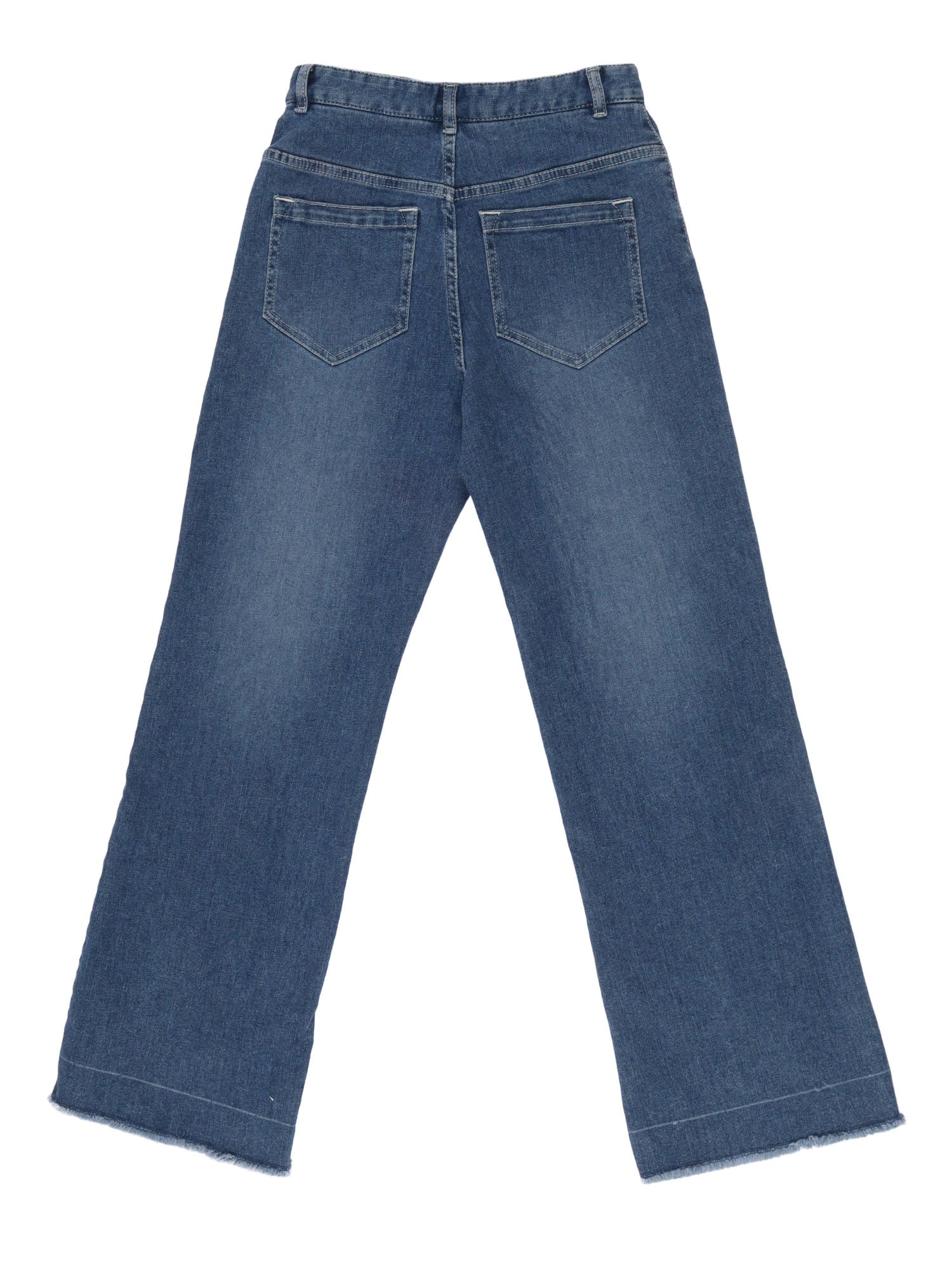 JEANS Blue Cotton Elastane