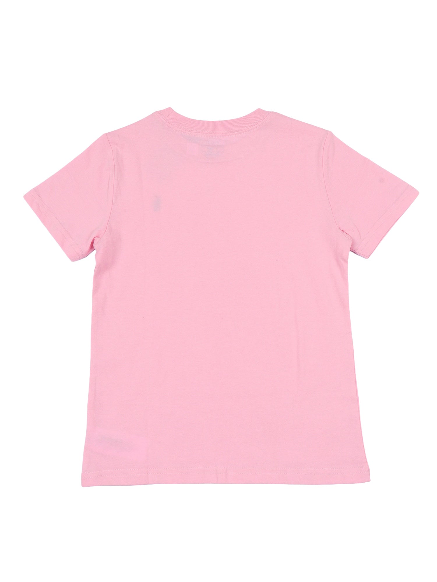 SS CN-TOPS-T-SHIRT Pink Cotton Short Sleeves T-shirt
