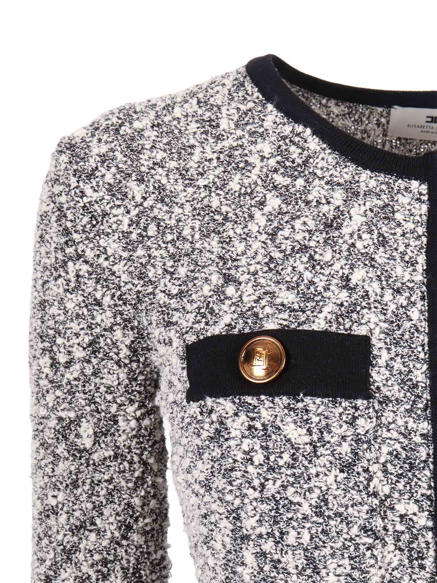 Womans Knitted Dress Black Midi