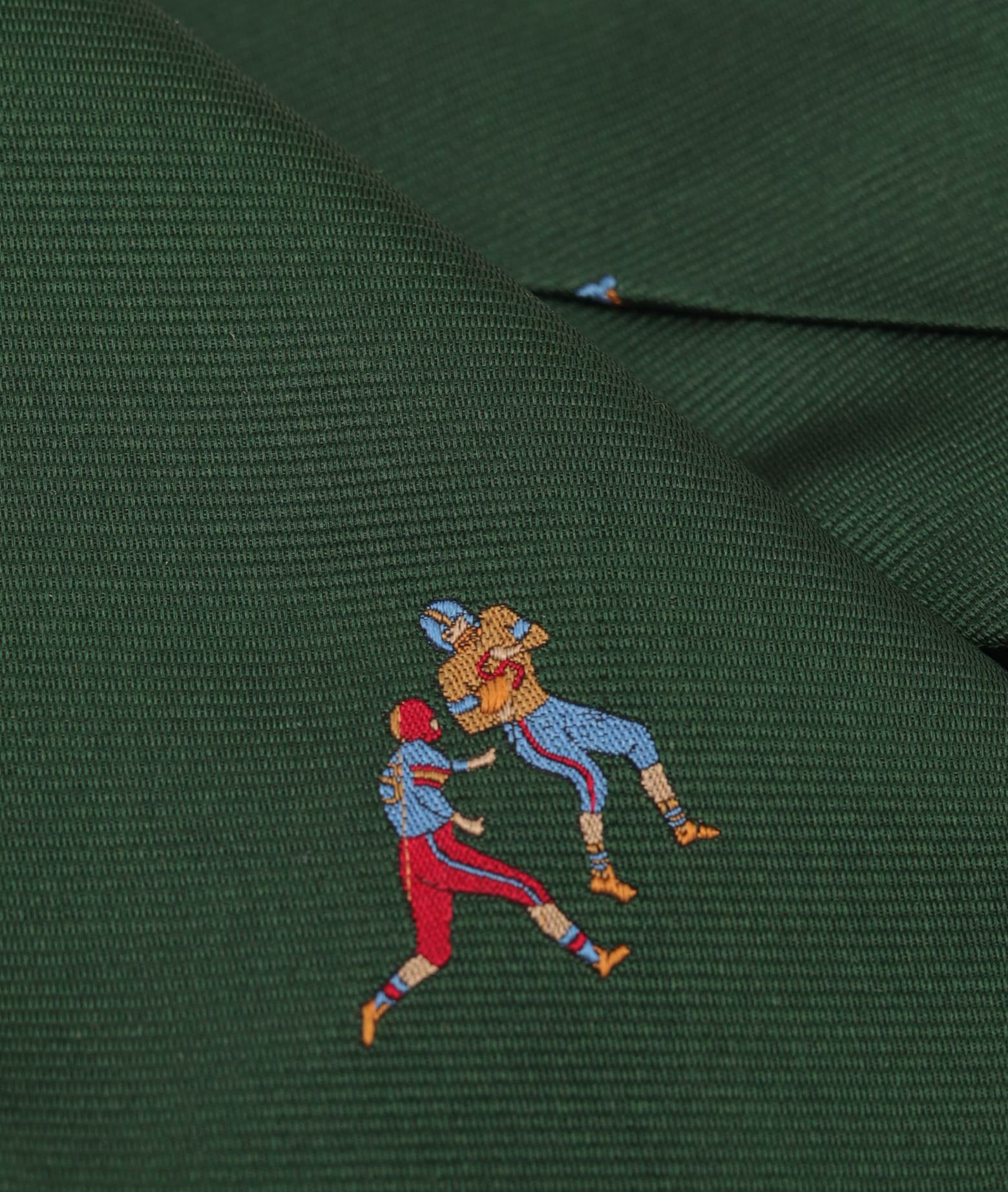Club Tie Football Player Darkgreen