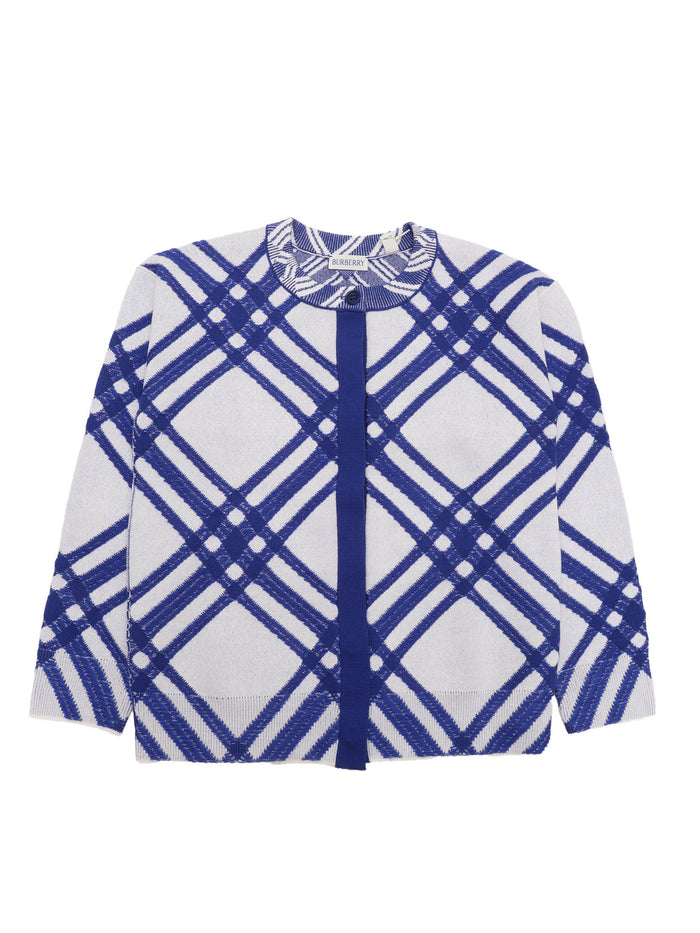 Kid Girl Cardigans White Merino Wool Cardigan