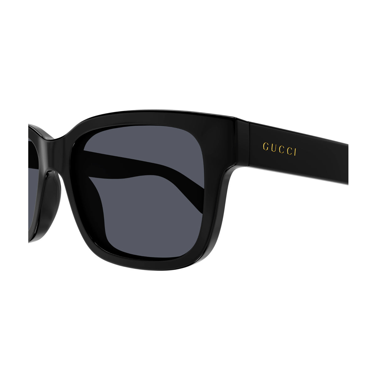 GG1583S LINEA LETTERING 001 black grey Nero Injected Occhiali Sole