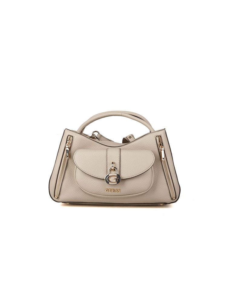 Guess Satchel Bag Taupe Polyurethane / Satchel-bags