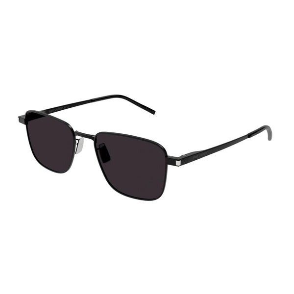 Saint Laurent Sunglasses Square Full Rim, Black Frame And Lens Sl529001
