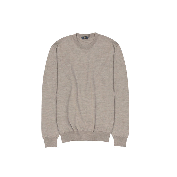 Herno Wool Pullover Beige Virgin