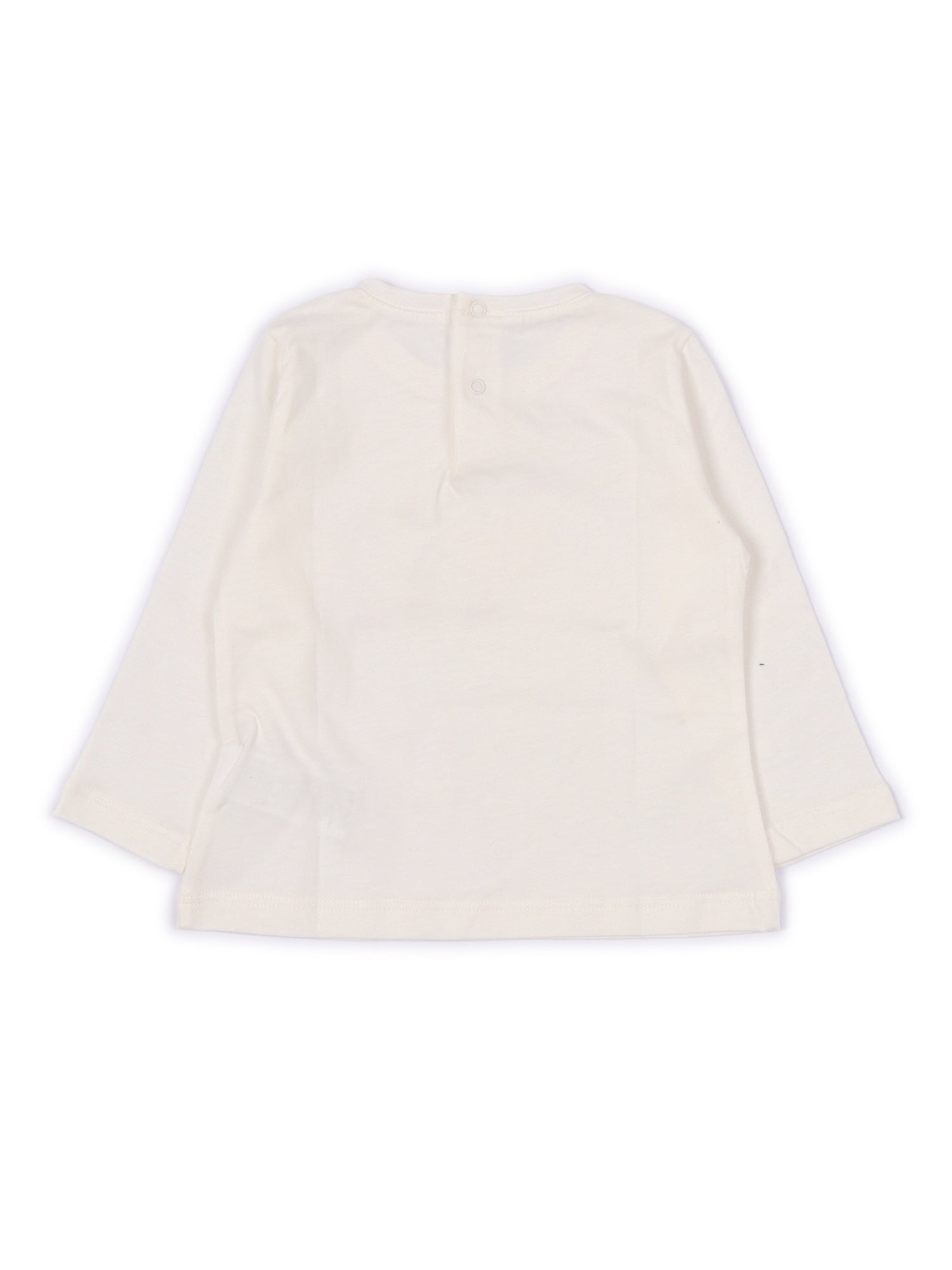 Long Sleeved T-Shirt White Cotton Sleeves