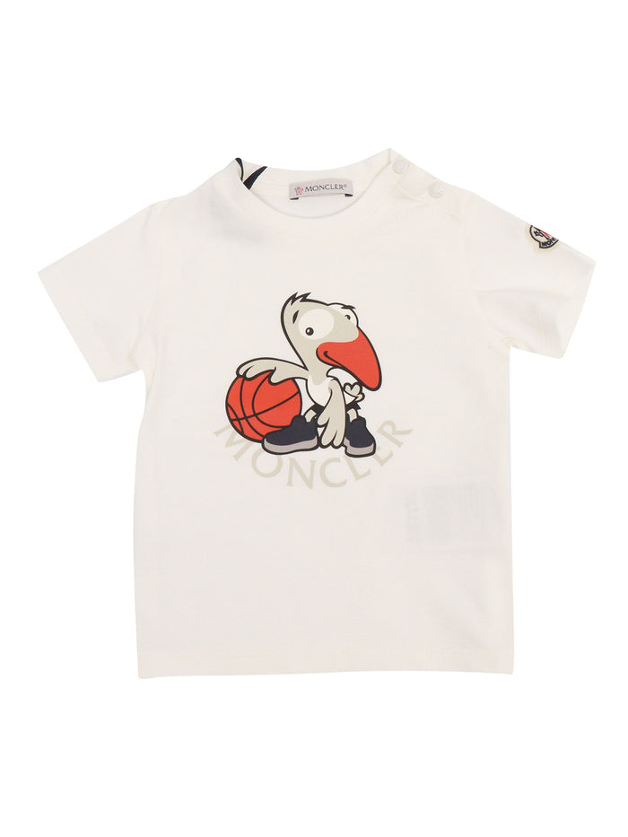 SS T-SHIRT Beige Elastane Cotton Short Sleeves