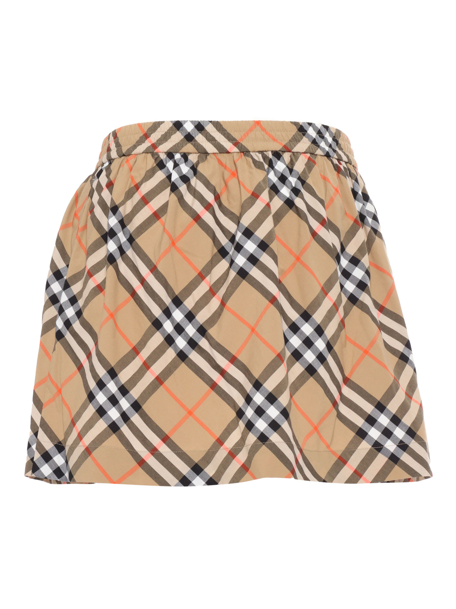 Kid Girl Skirts Beige Cotton