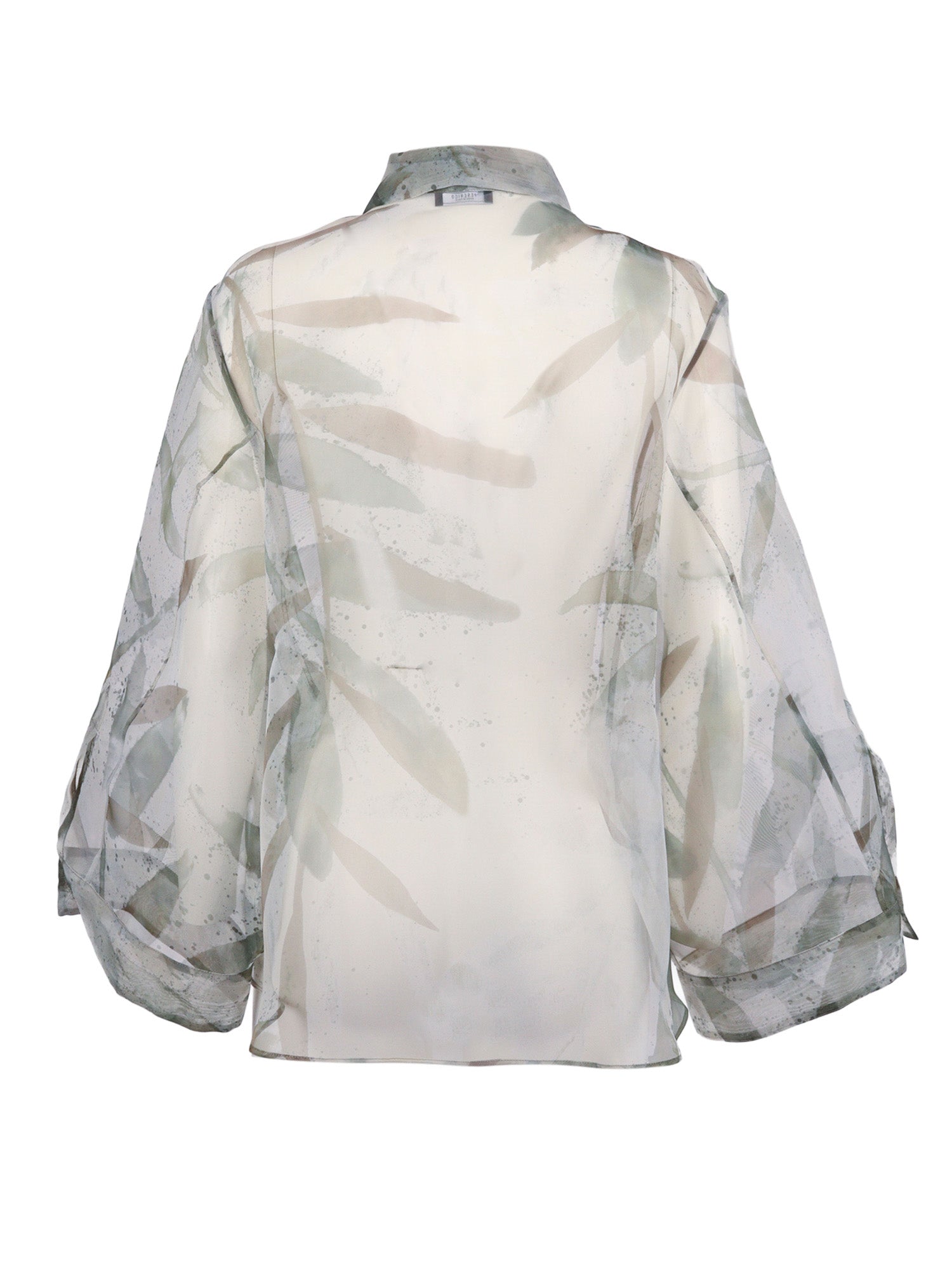 Blouse Green Polyester Shirt