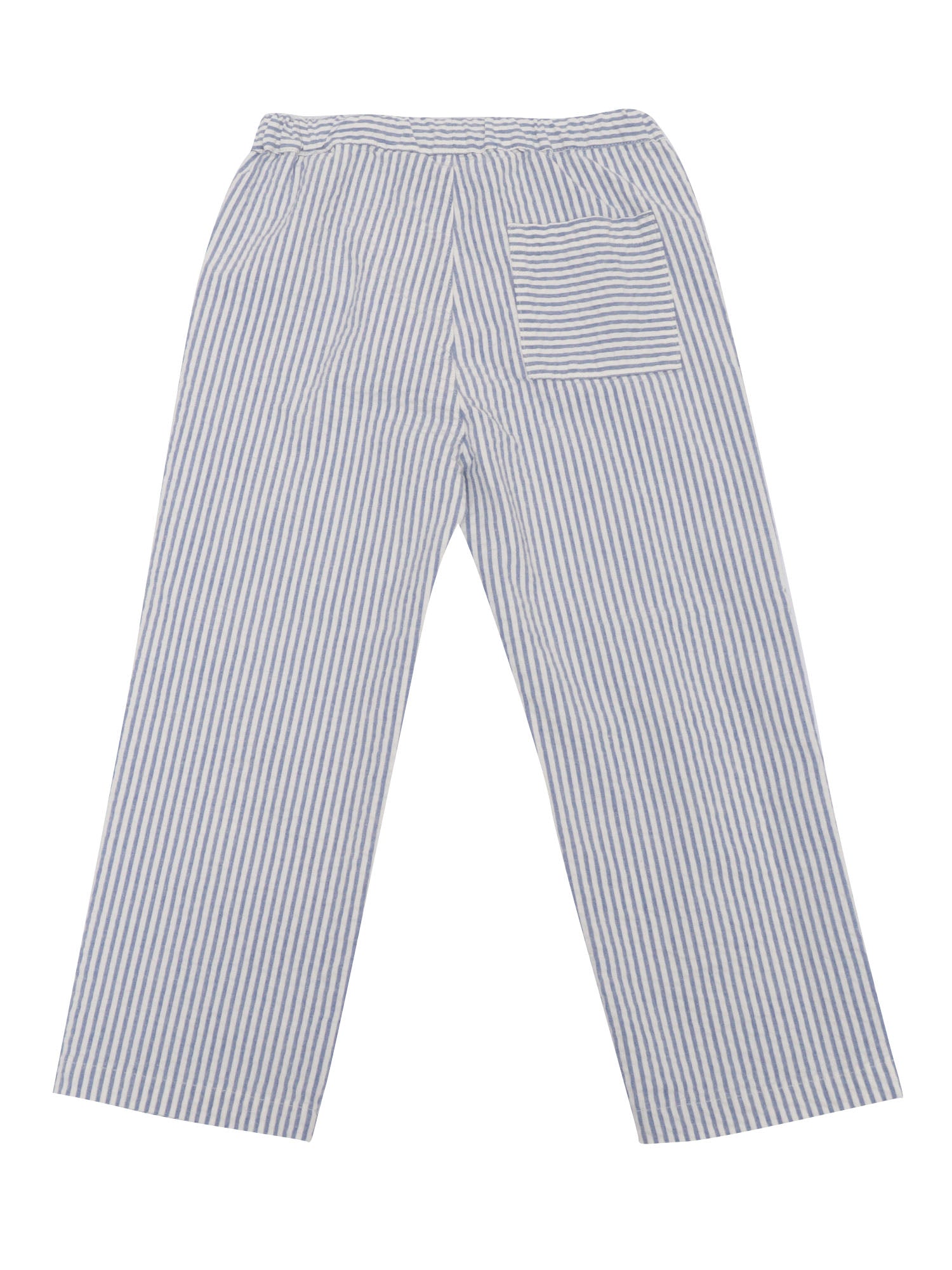 PANTS Blue Cotton Elastane