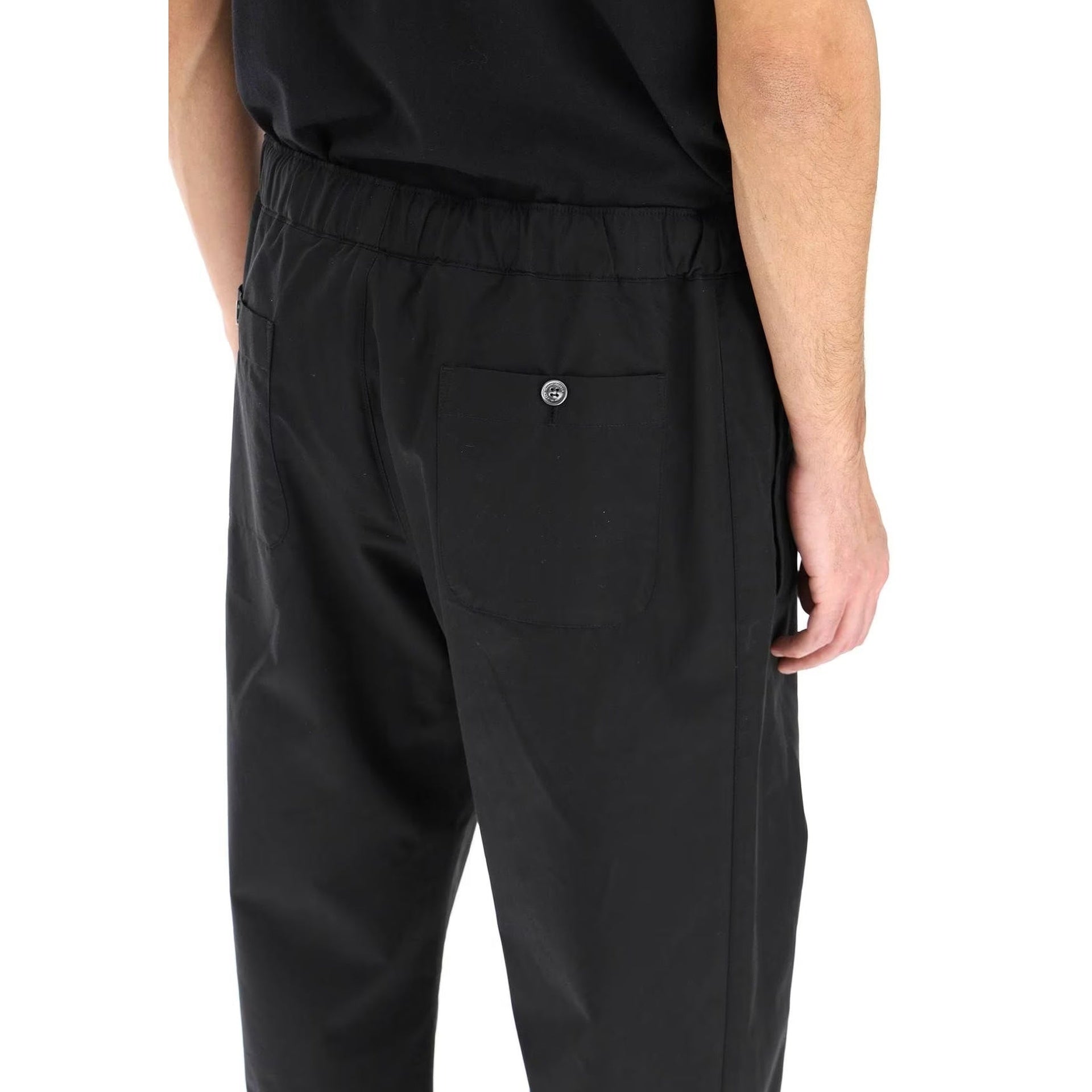 Alexander Mcqueen Cotton Trousers Black