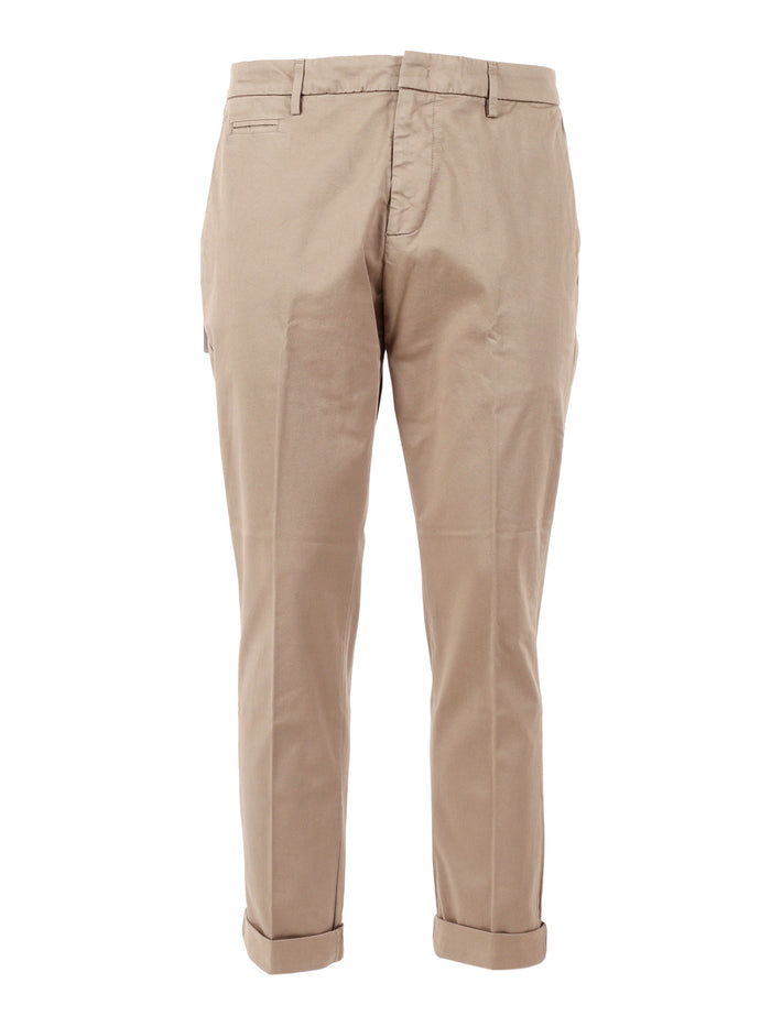 JOE PANTS Brown Cotton Elastan Jean