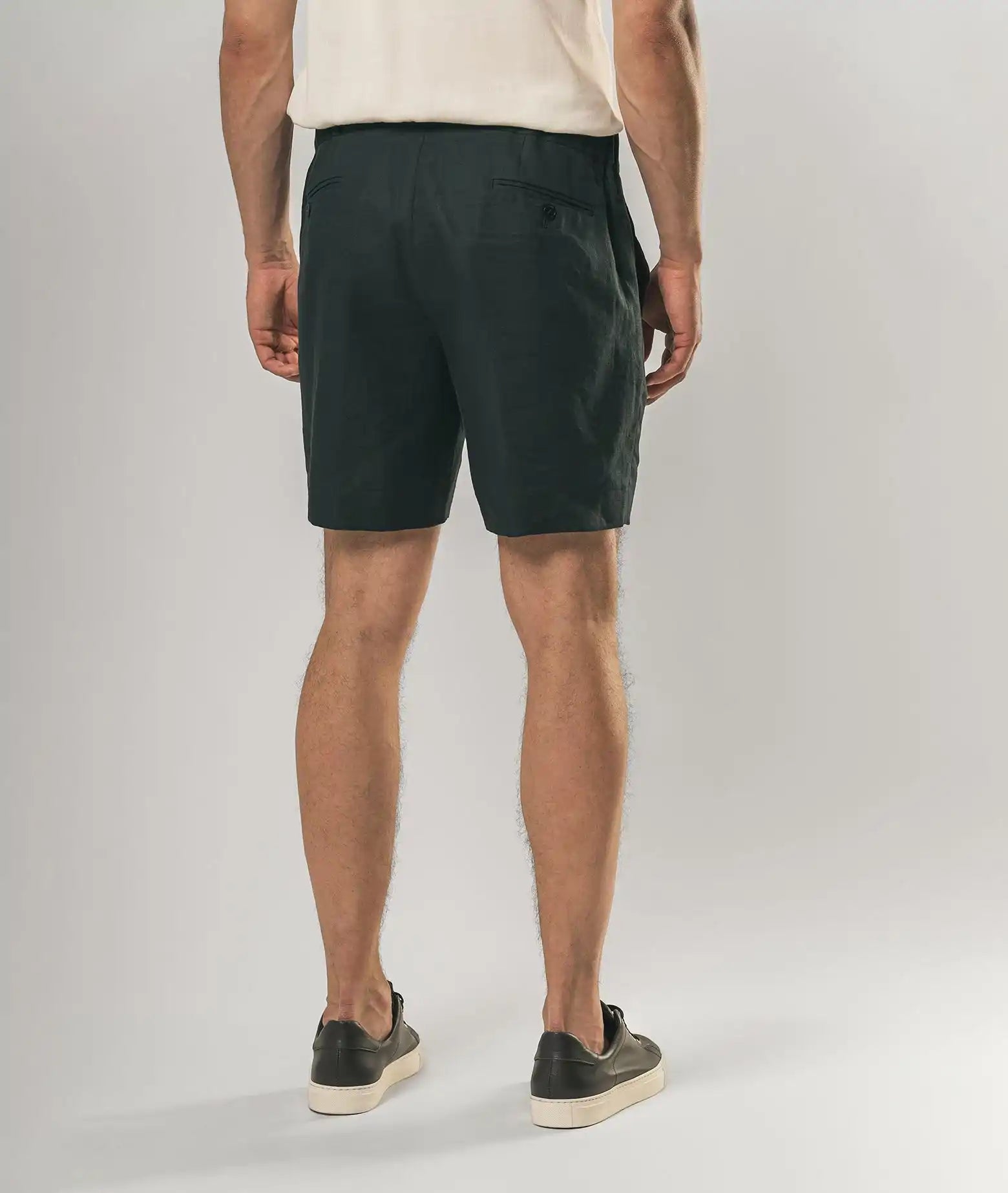 Linen Shorts Antibes White