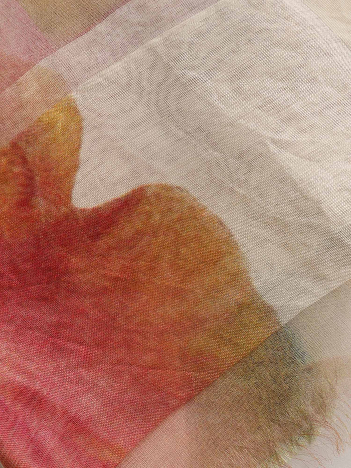 Fiorellandia scarf Beige Silk