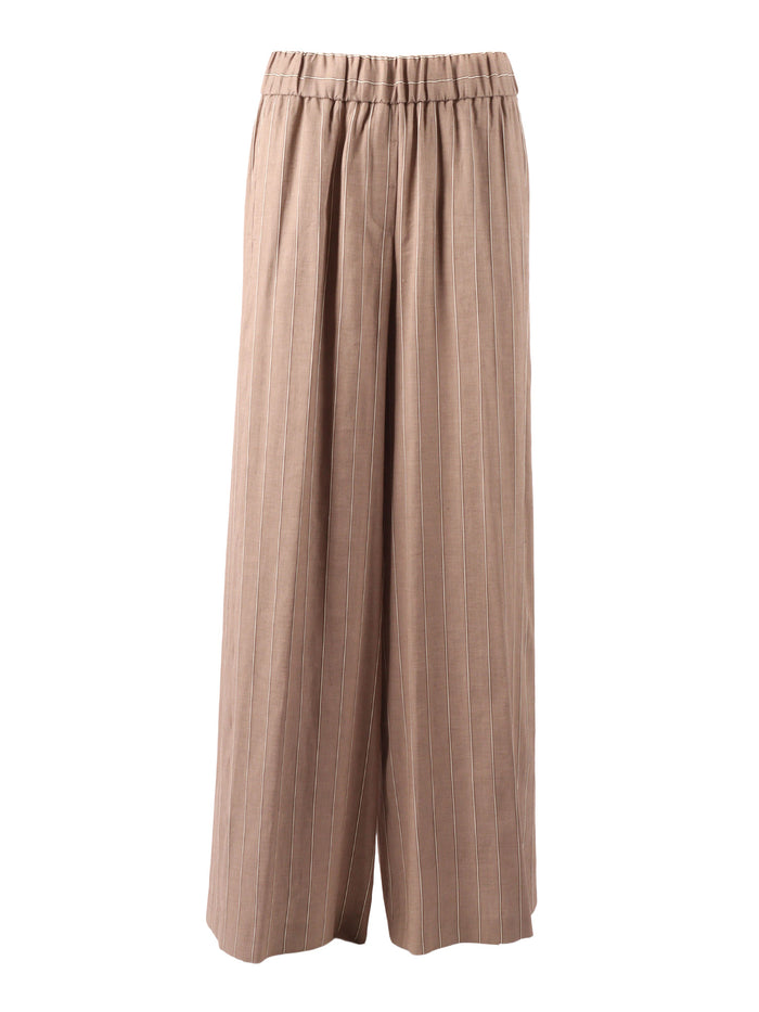 WOMAN TROUSERS Brown Pant