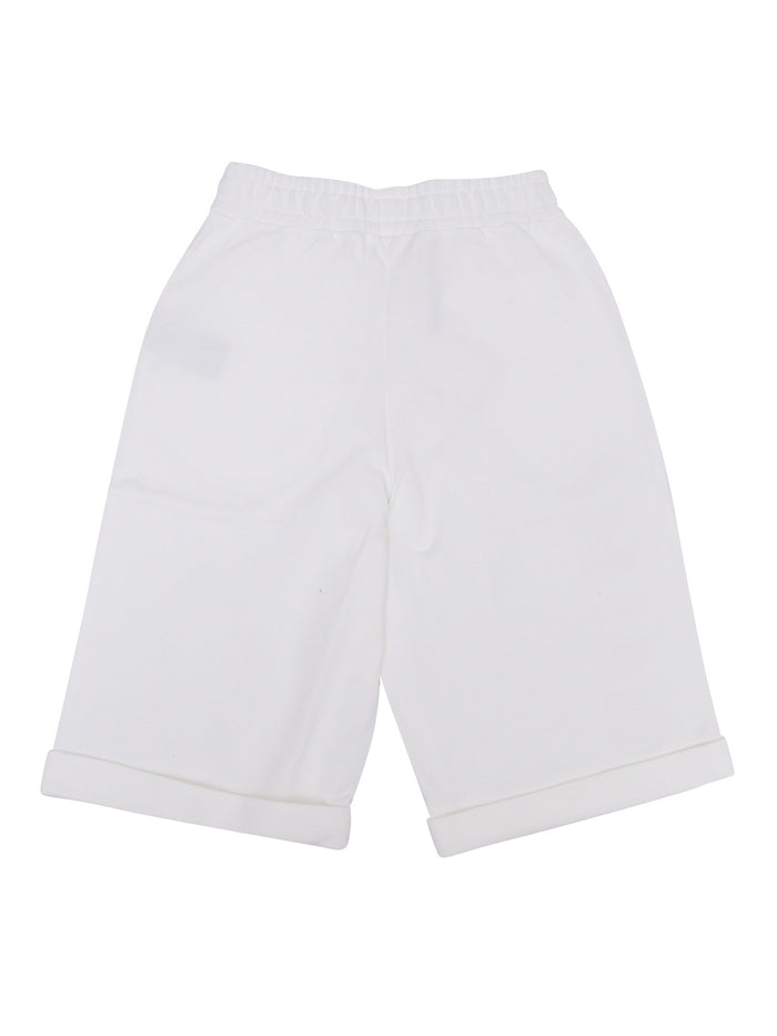 JERSEY SHORTS White Cotton