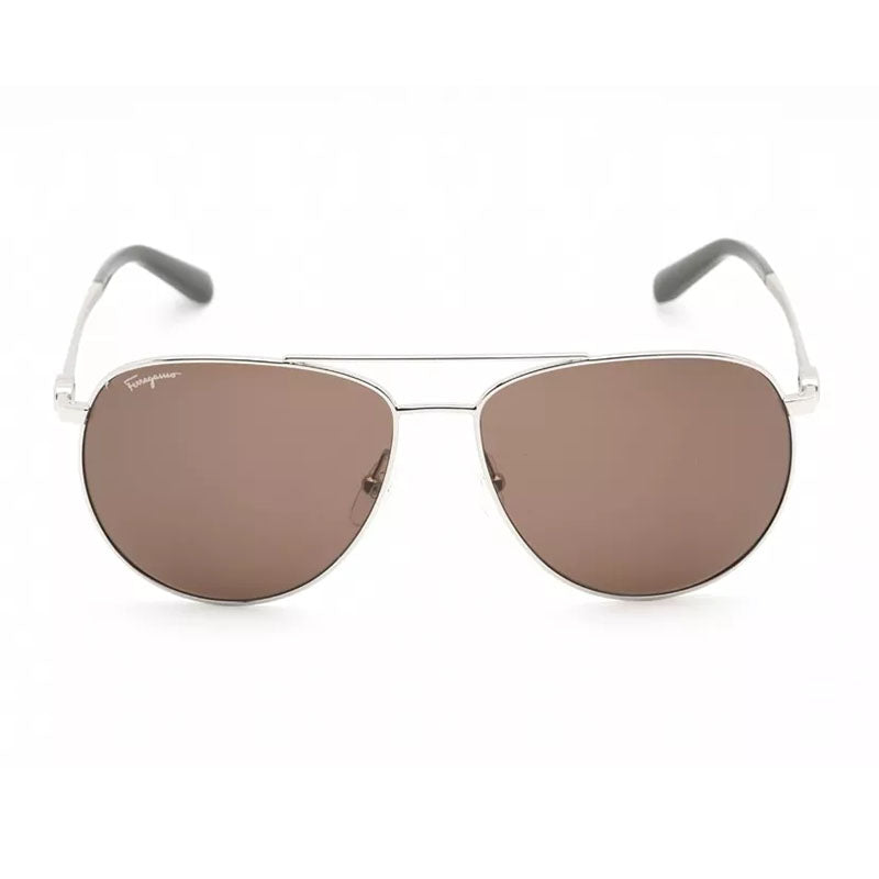 Ferragamo SF157S015 sunglasses in silver