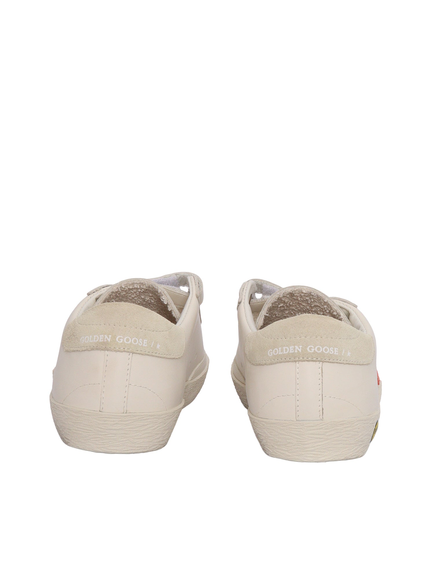 SNEAKERS OLD SCHOOL LEATHER UPPER AND TOE SUEDE STAR HEEL WHITE-PEACH-EGGNOG Kid