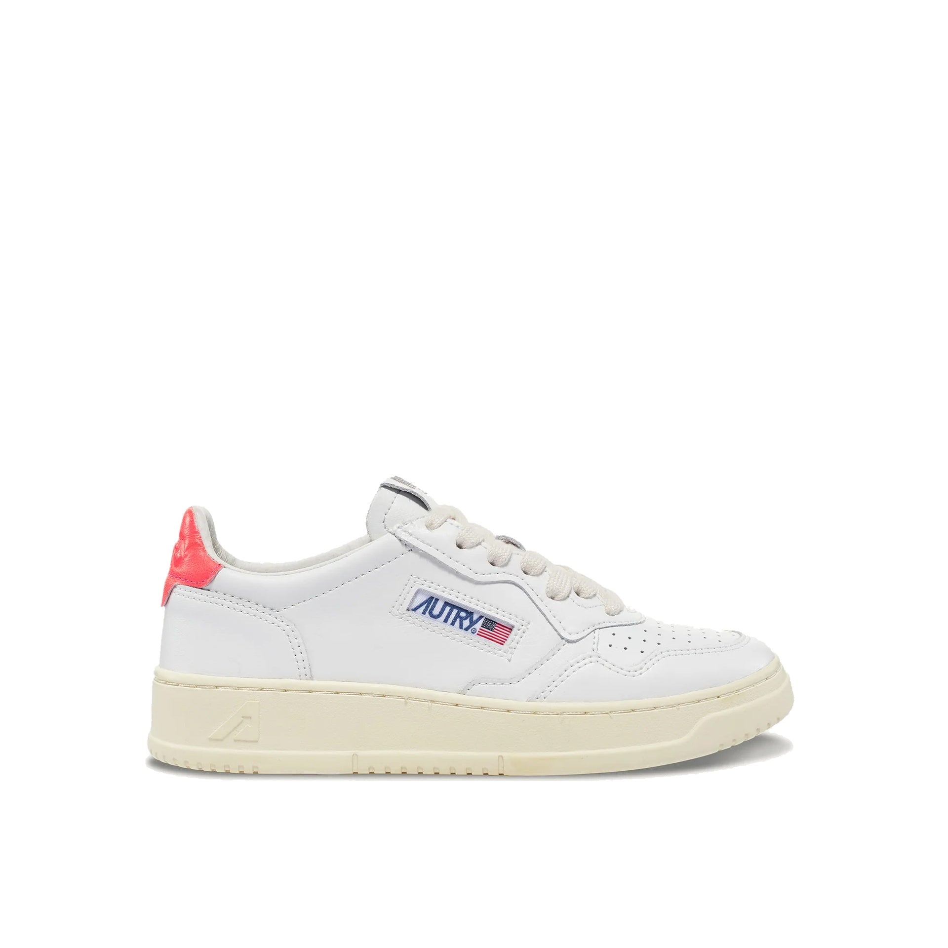 Autry Medalist Leather Sneakers White