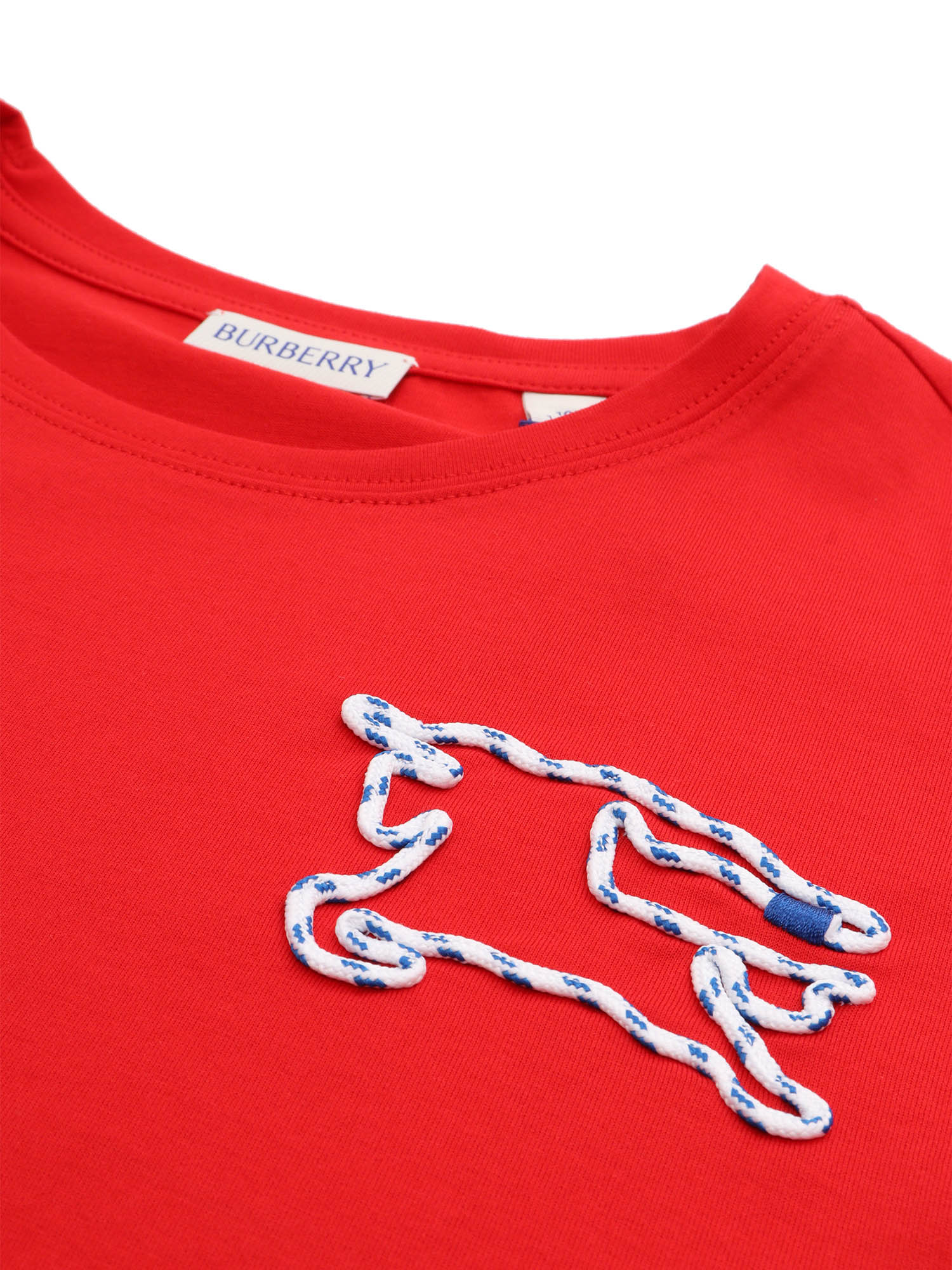 KID GIRL T-SHIRTS Red Cotton Short Sleeves T-shirt