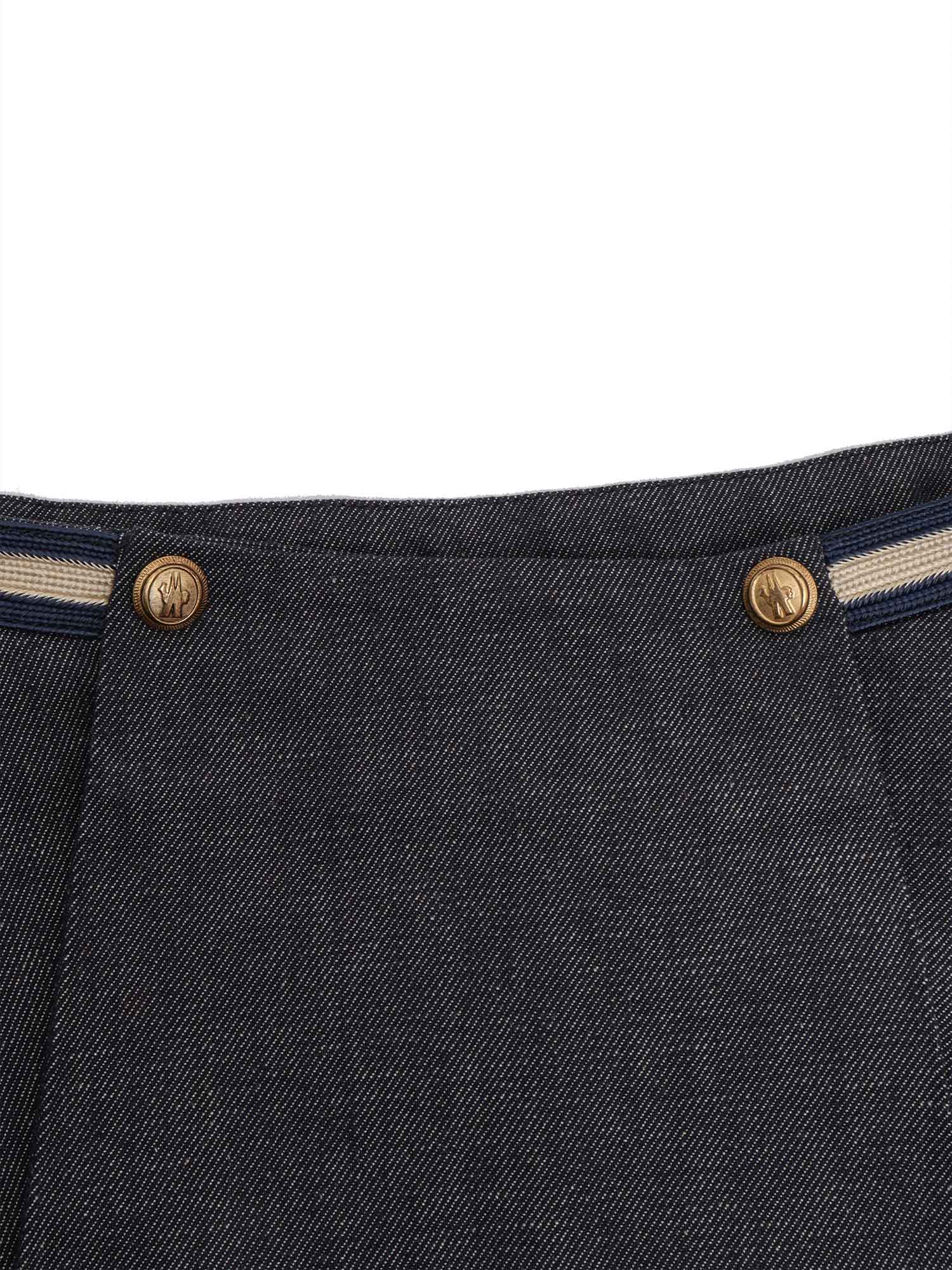 SKIRT Blue Cotton