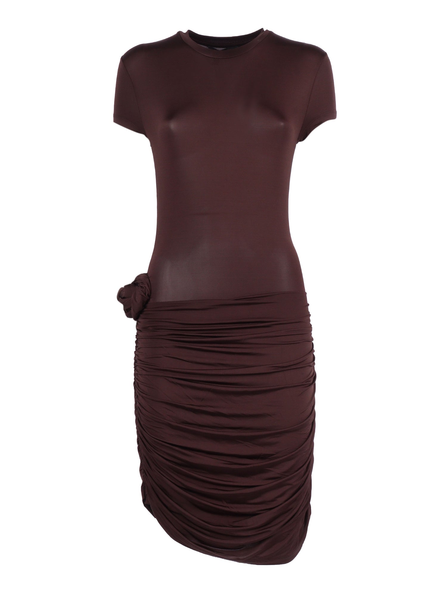 Nuria Dress Brown Mini