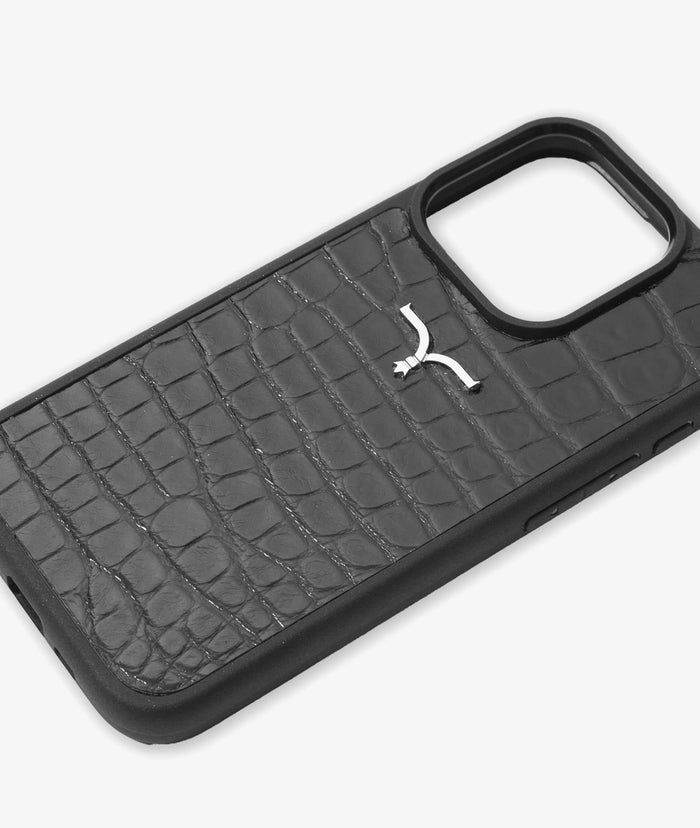 Alligator Cover Foriphone 15 Black Strumenti / Oggetti Vari
