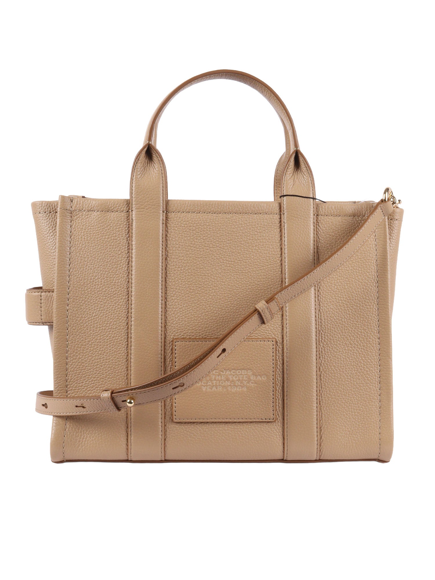 THE MEDIUM TOTE Camel Cow Leather Handbag