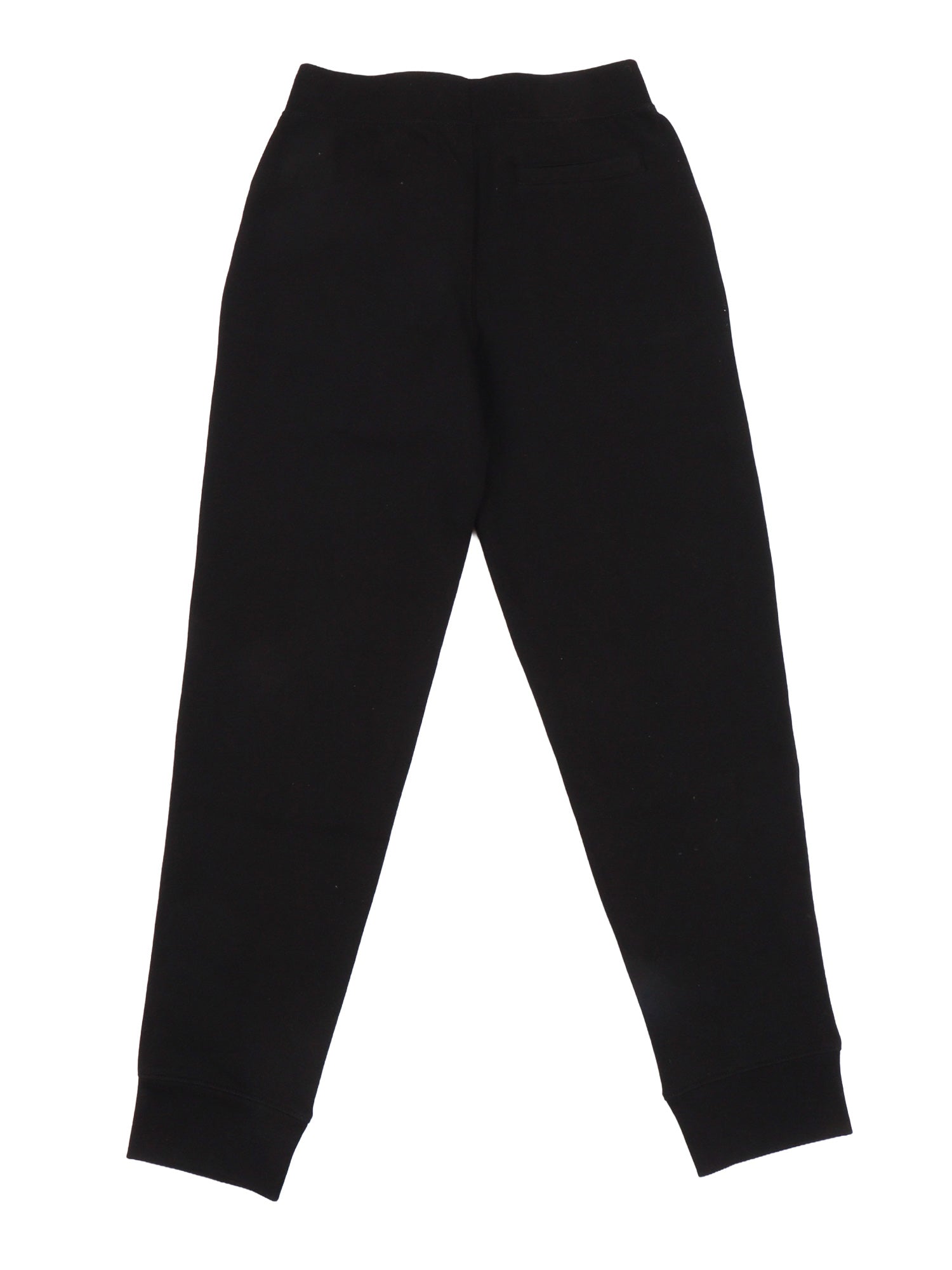 JOGGER-BOTTOMS-PANT Black Cotton Polyester Trackpants