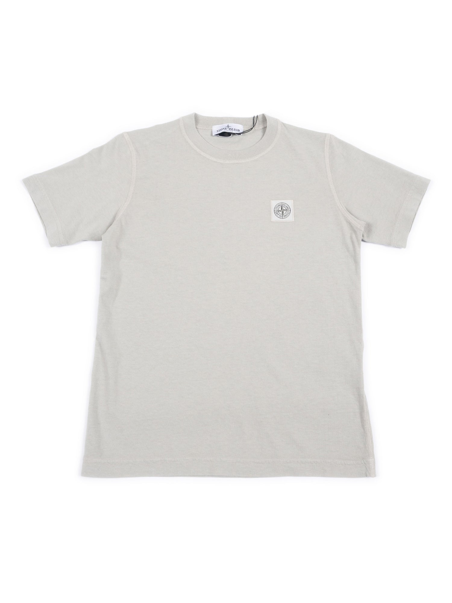 T-Shirt Grey Cotton Short Sleeves