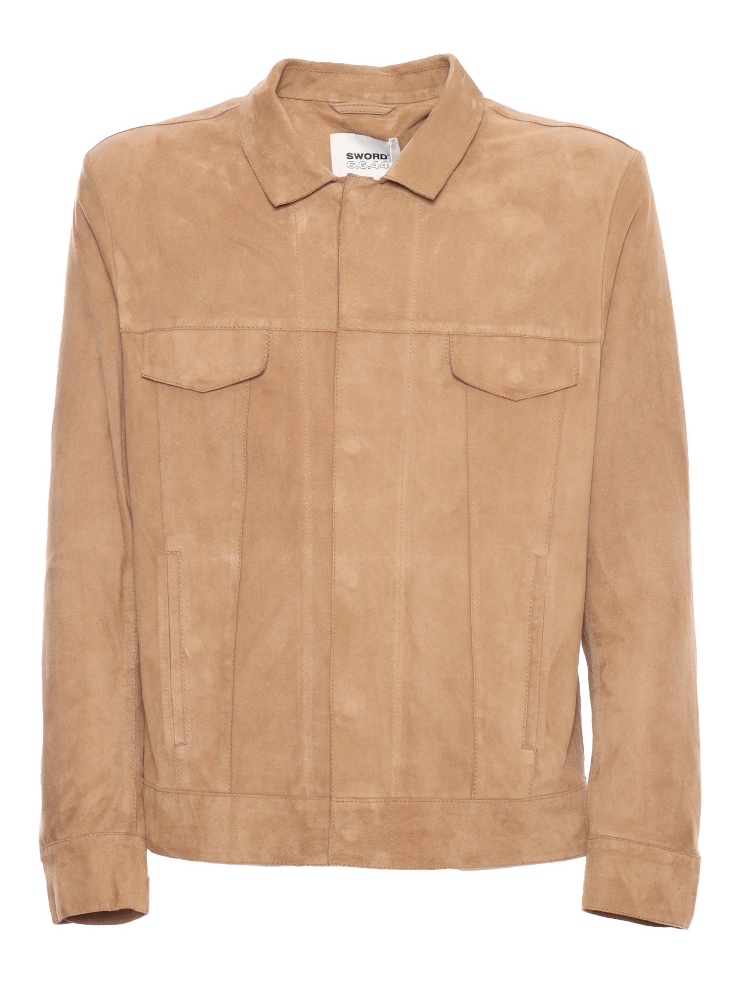 Beige goatskin jacket Leather
