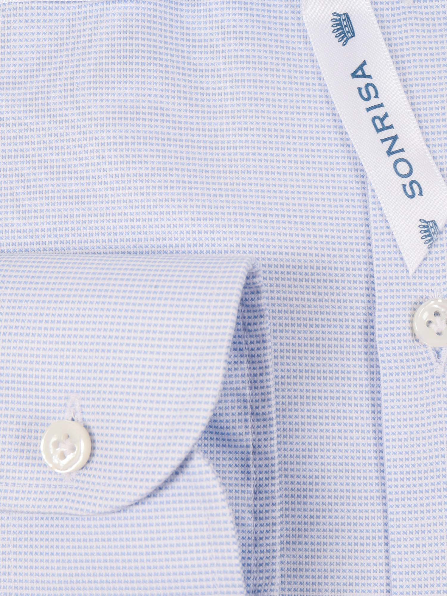 Mens Shirt Light Blue Cotton