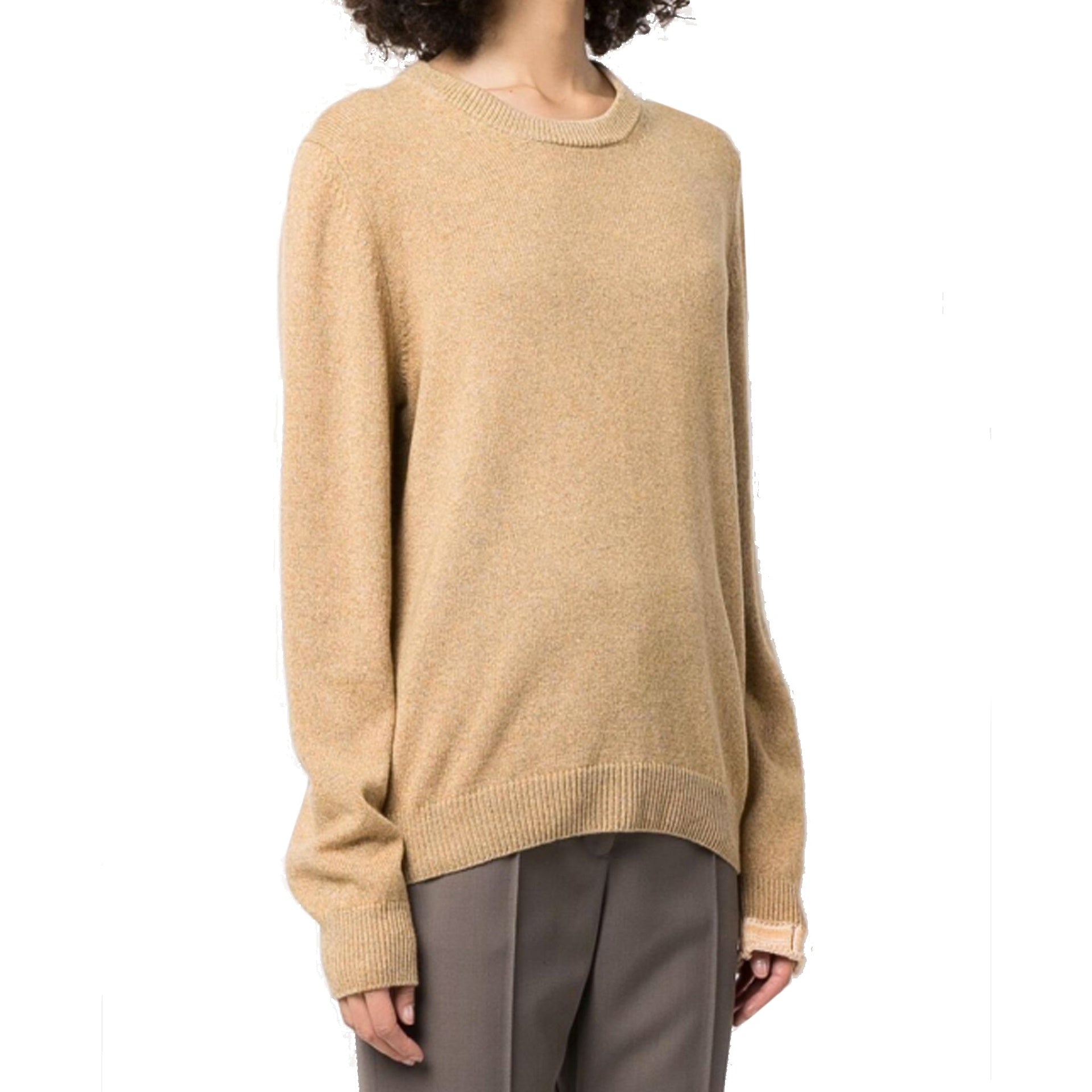 Wool And Cashmere Pullover Brown