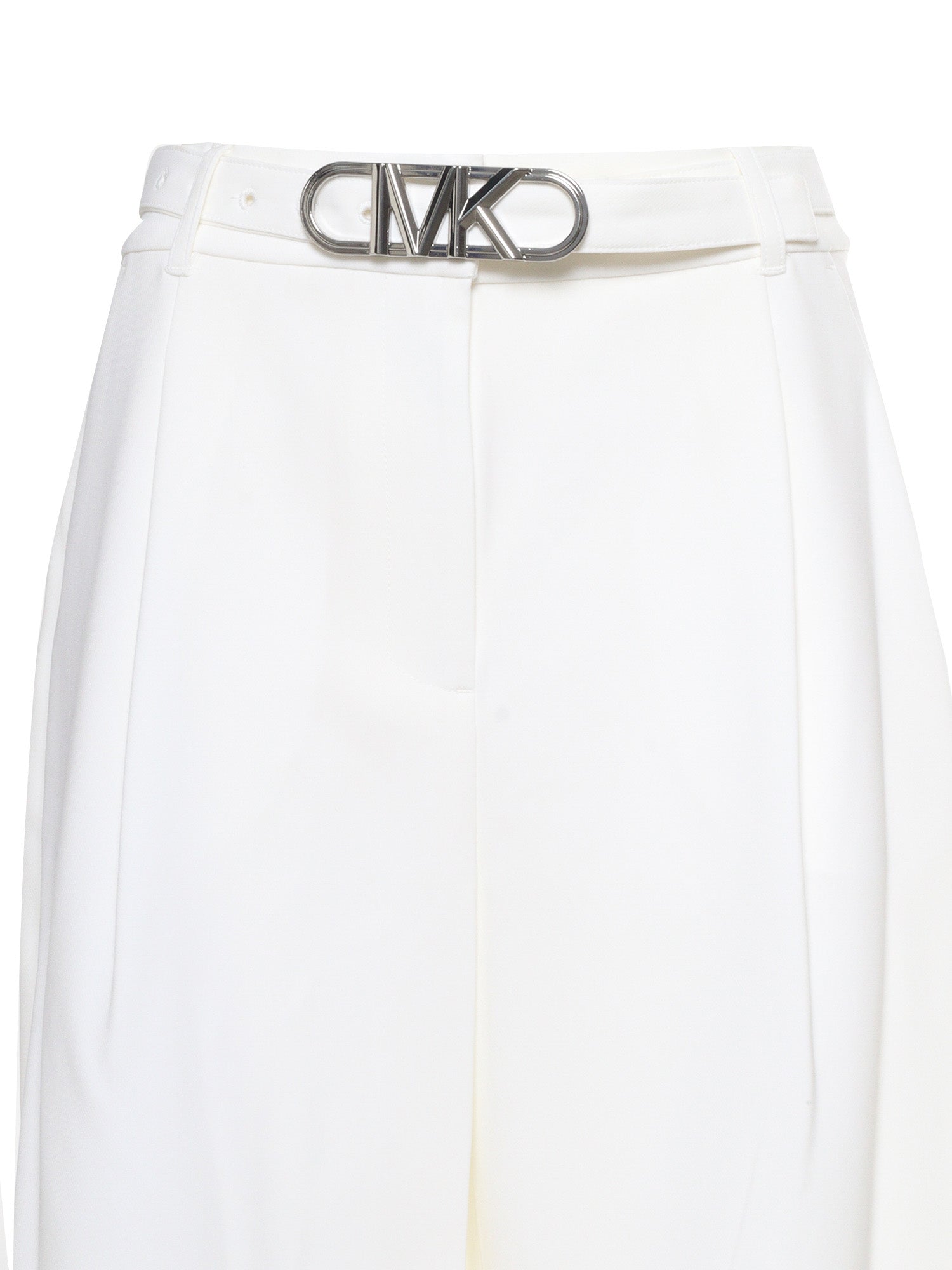 Wide leg pants White Polyester Elastane Wide/palazzo