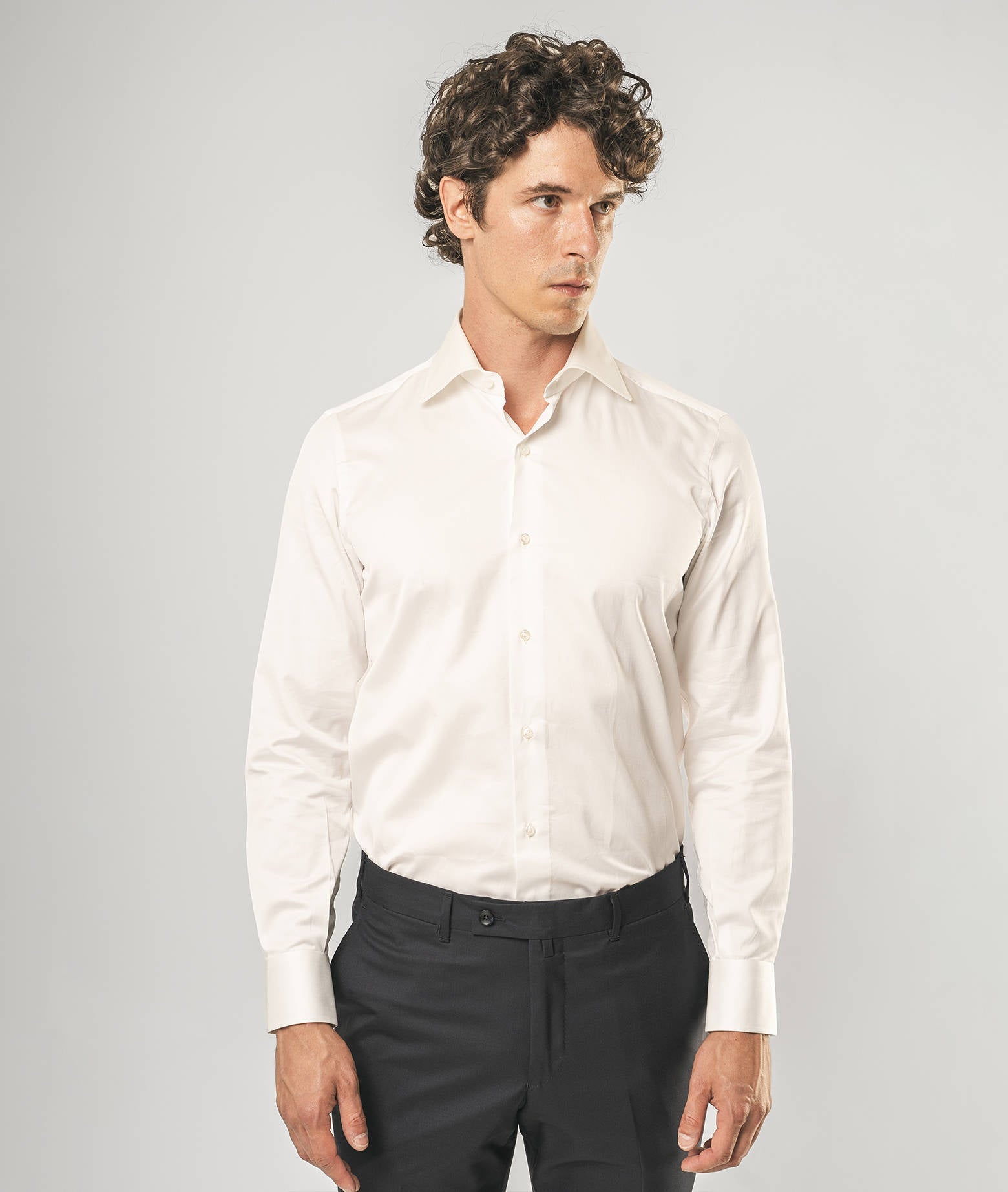 Tailored Cotton Shirt Covent White Hand Made