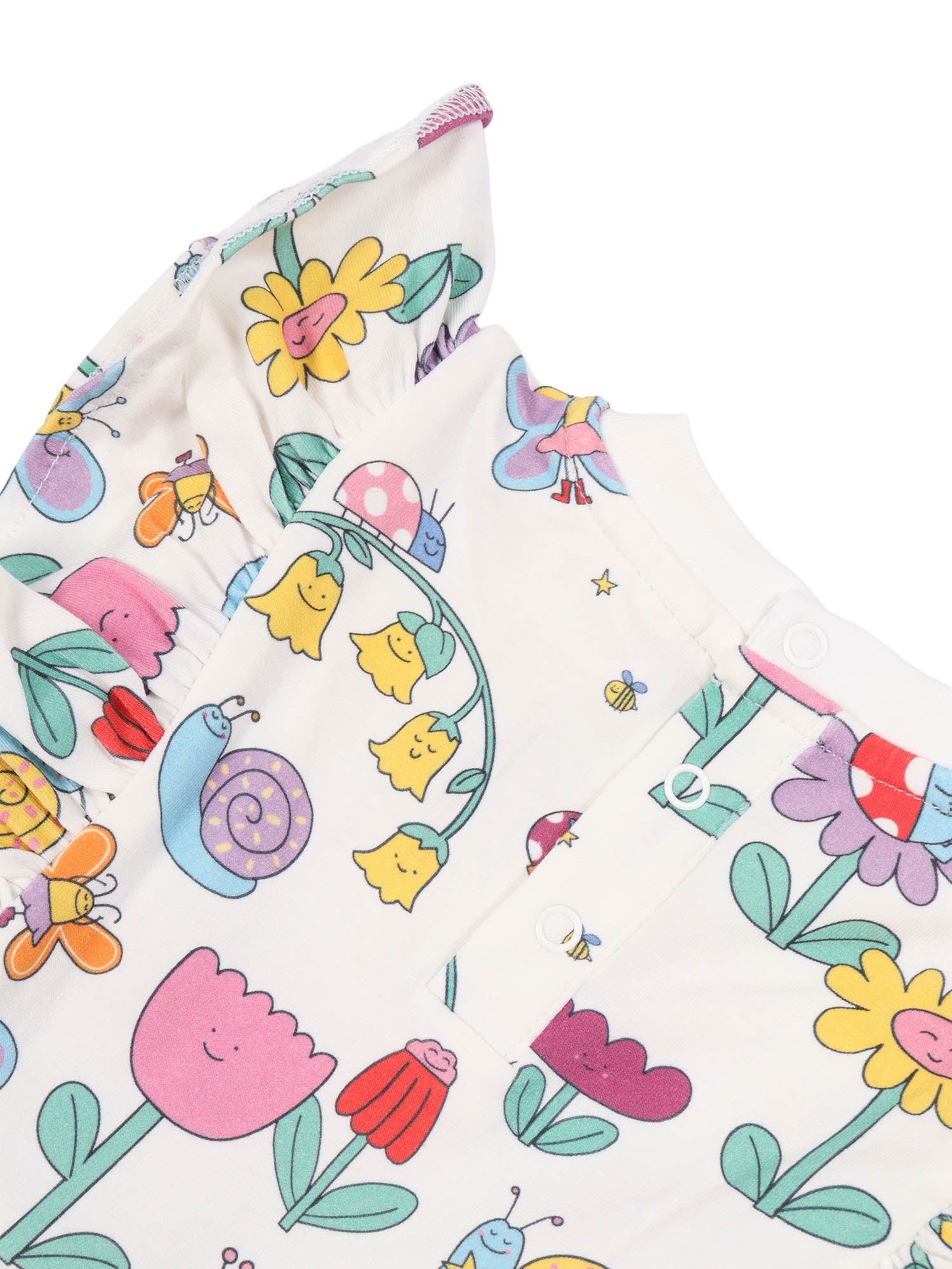 JERSEY DRESS White Cotton