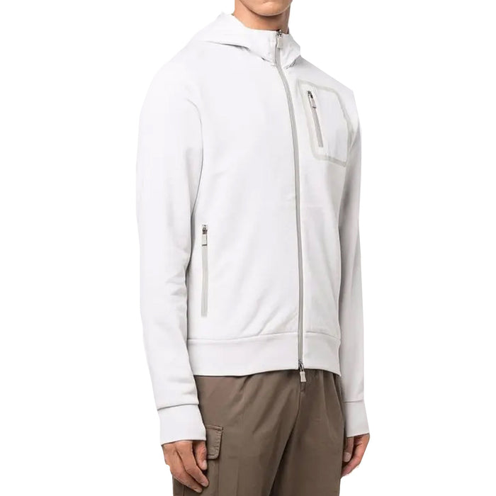 Herno Hooded Sweatshirt Gray Cotton