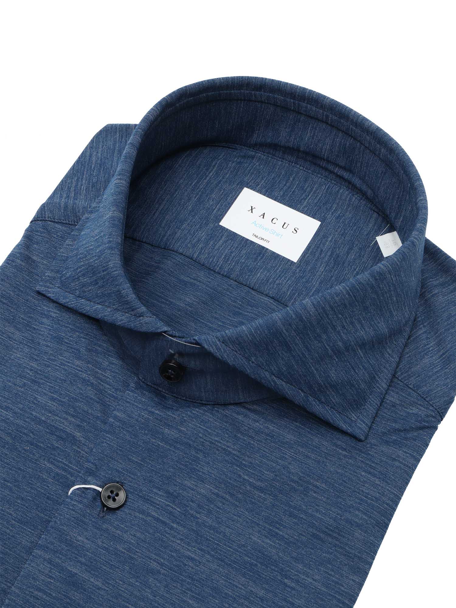 SHIRT Blue Polyamide Polyester Elastane