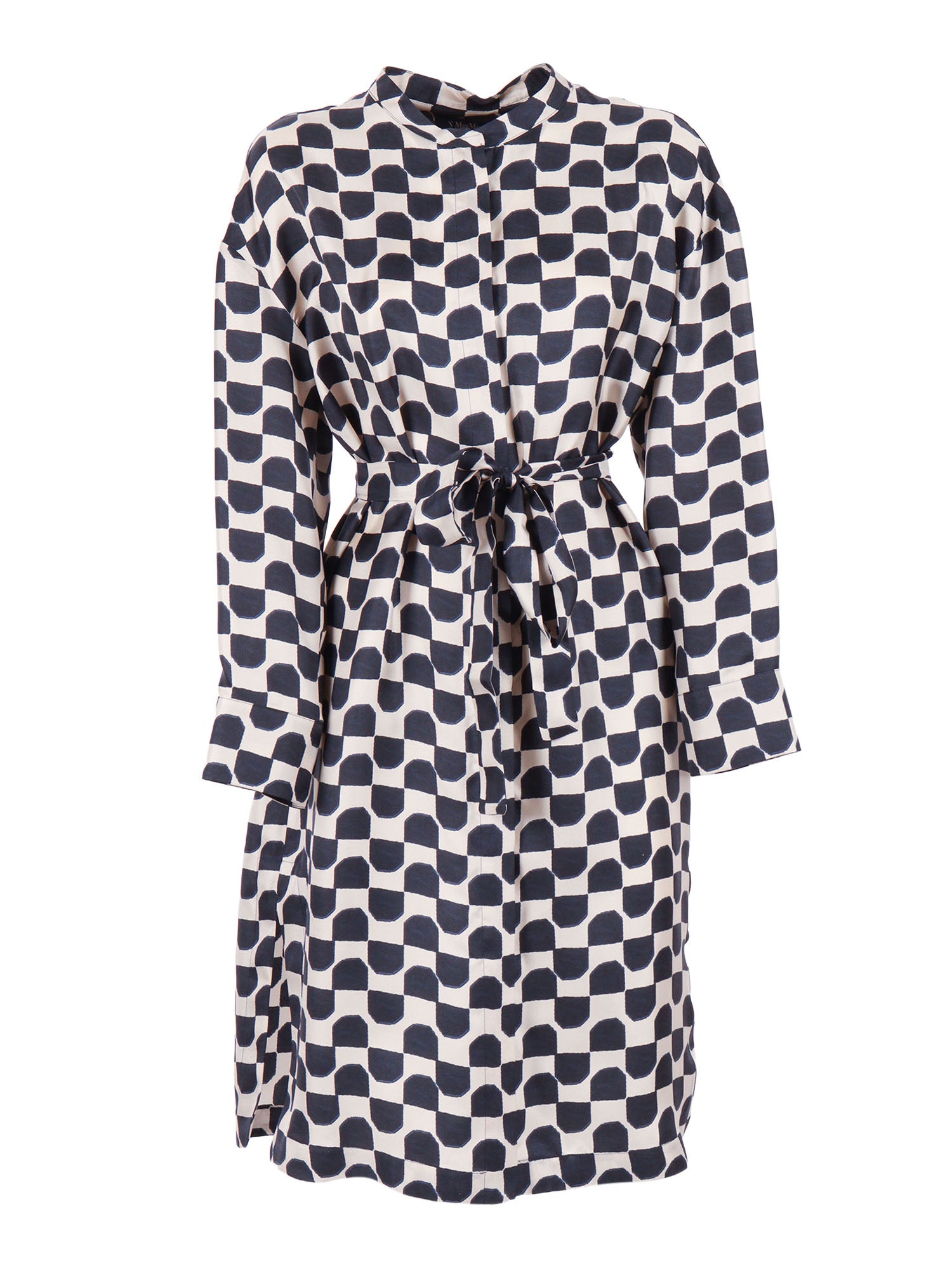 DRESS Black Silk Midi