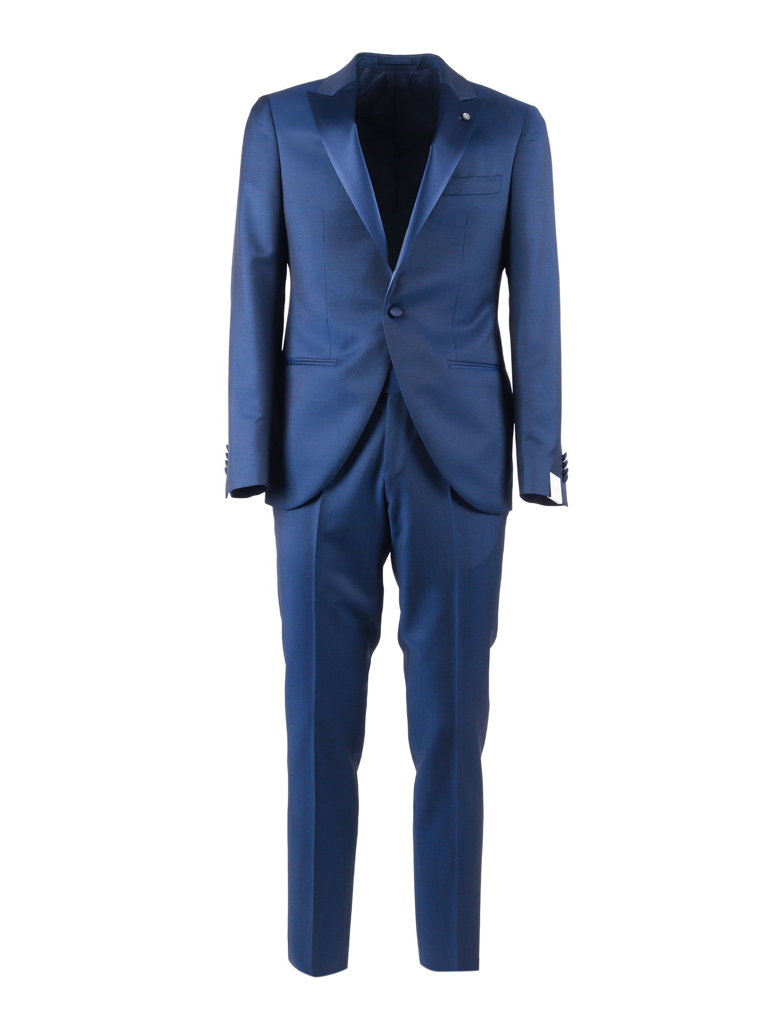 Suit Blue Virgin Wool Mohair Dress