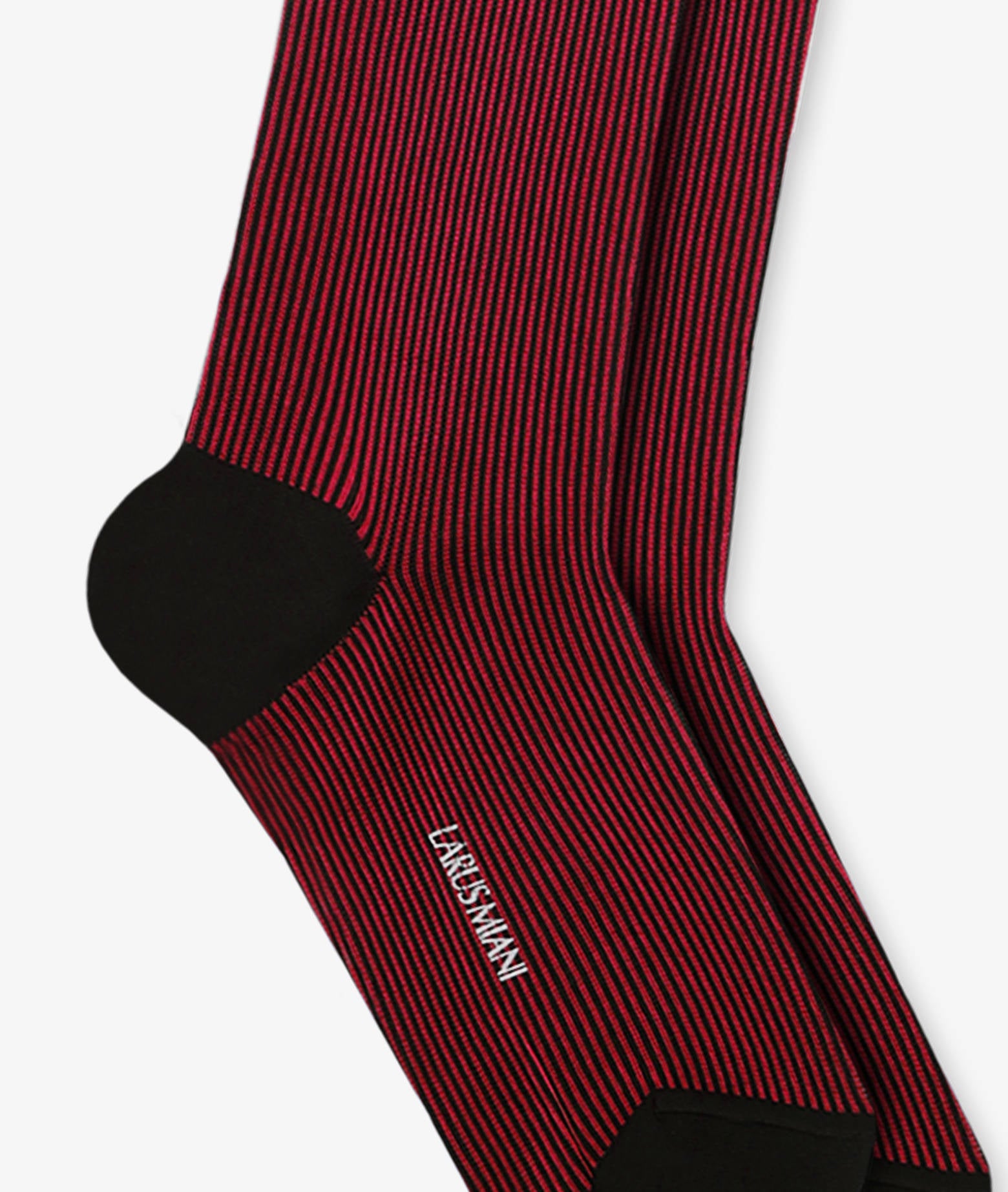 Long Striped Socks Red